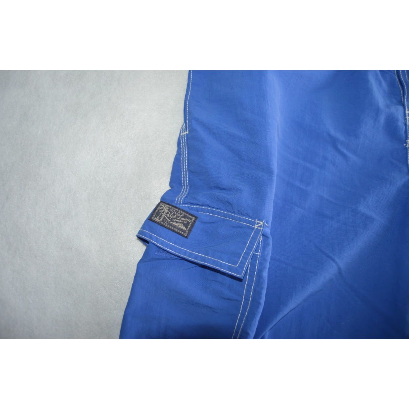 Polo Ralph Lauren VINTAGE Polo Ralph Lauren Swim Trunks Board Shorts Men L Blue Yellow Logo Drawstring Beach Surfing 90s Mens Size US L / EU 52-54 / 3 - 3 Thumbnail