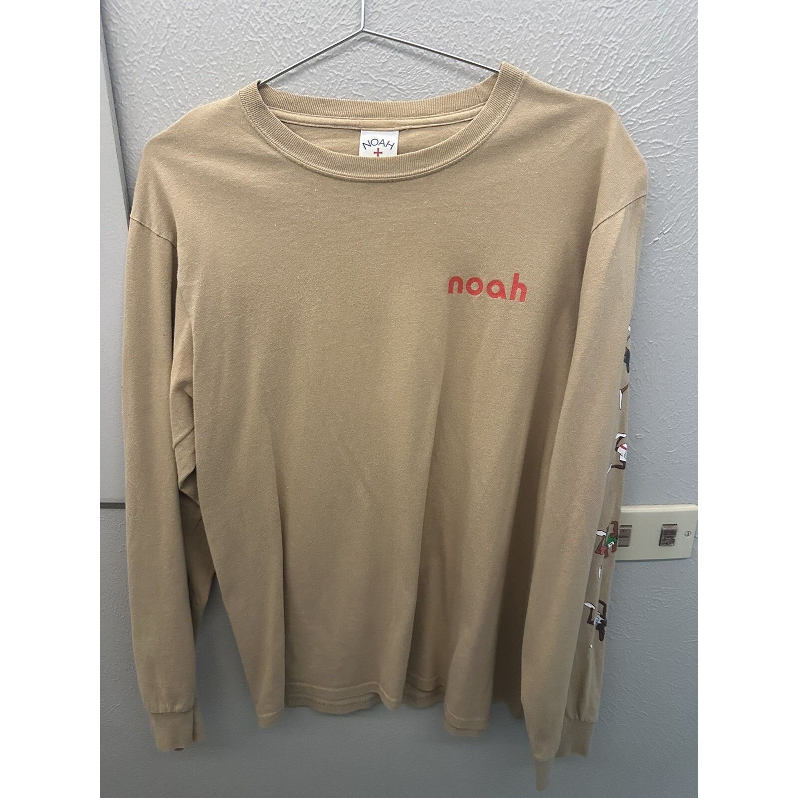 Noah Noah NY "L/S Rat Race Tee" long sleeve medium Beige Size US M / EU 48-50 / 2 - 1 Thumbnail