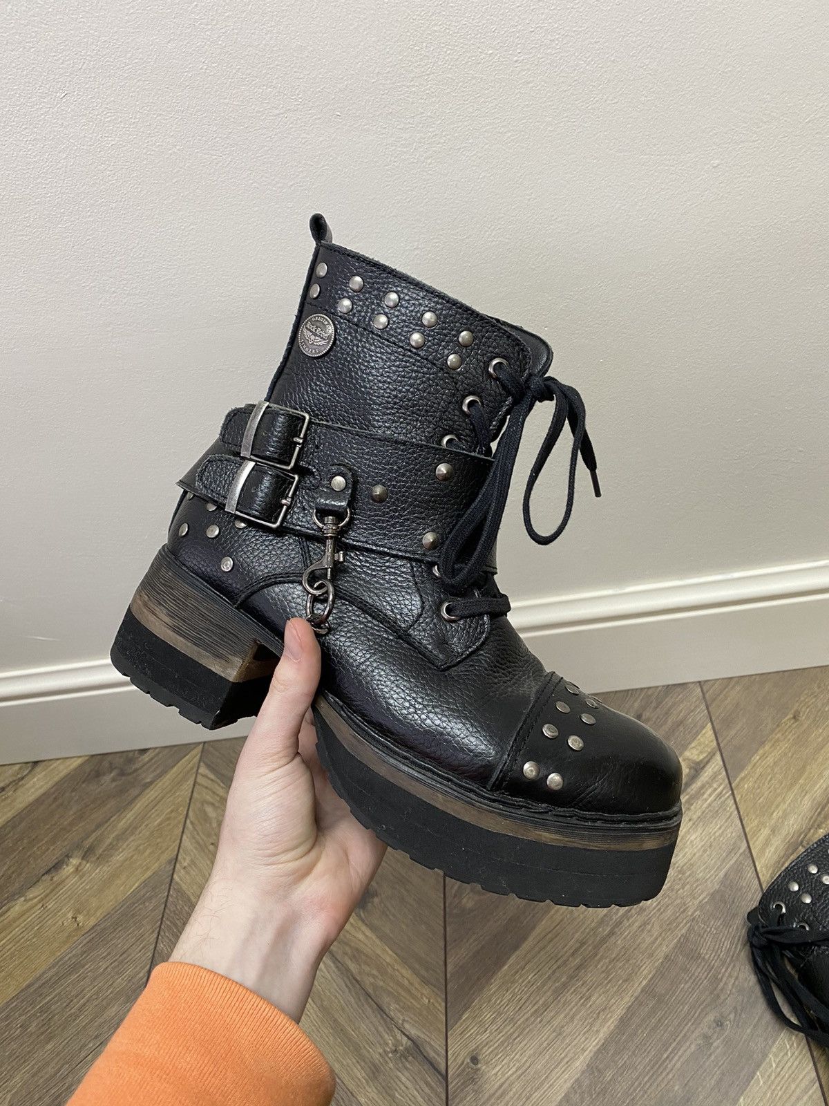 Rock & Republic × Vintage Vintage Rock Rebel Archival Punk Boots Size US 7 / EU 40 - 7 Thumbnail