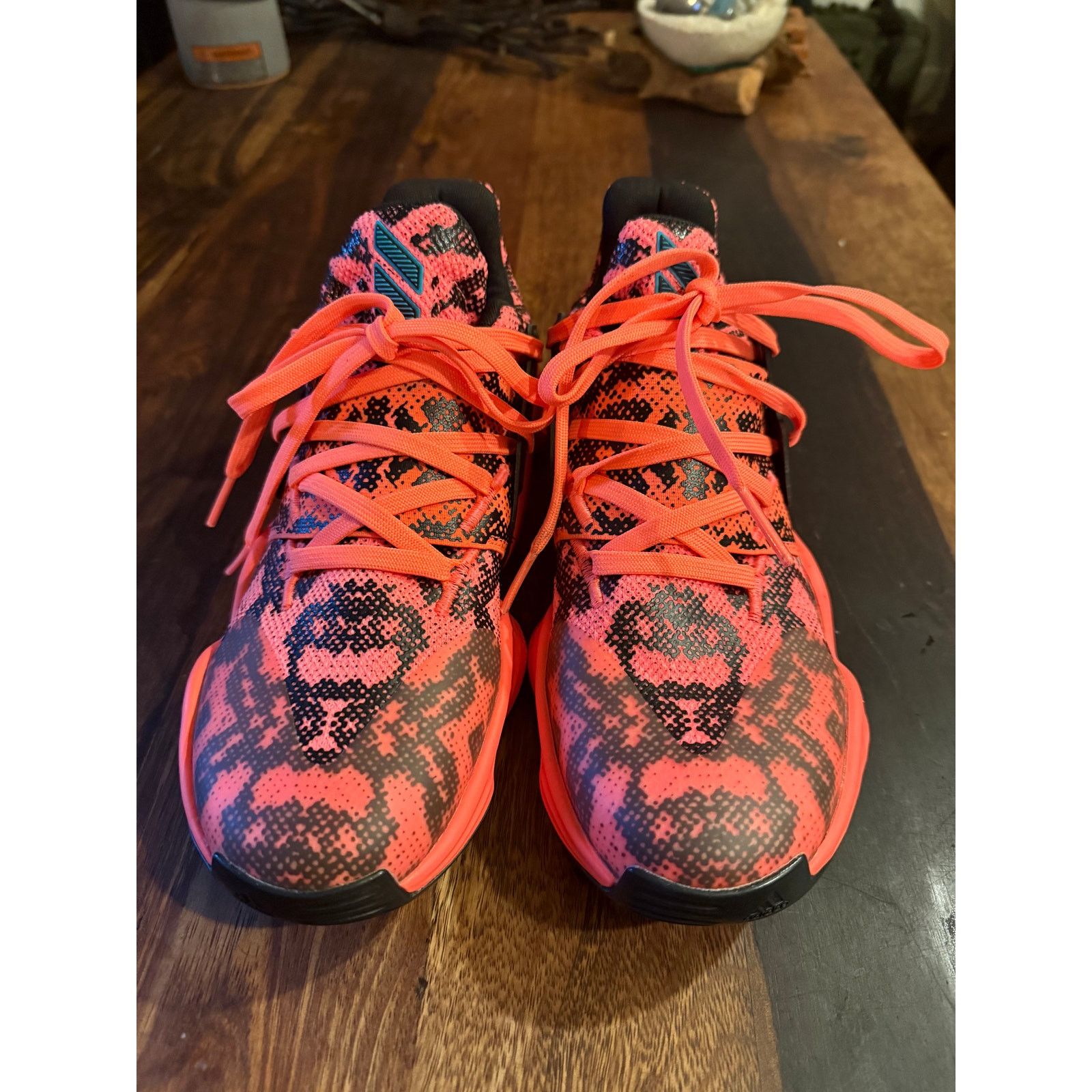 Adidas Adidas Harden Vol 4 Signal Coral Basketball Shoes Men's 7.5 Size US 7.5 / EU 40-41 - 1 Thumbnail