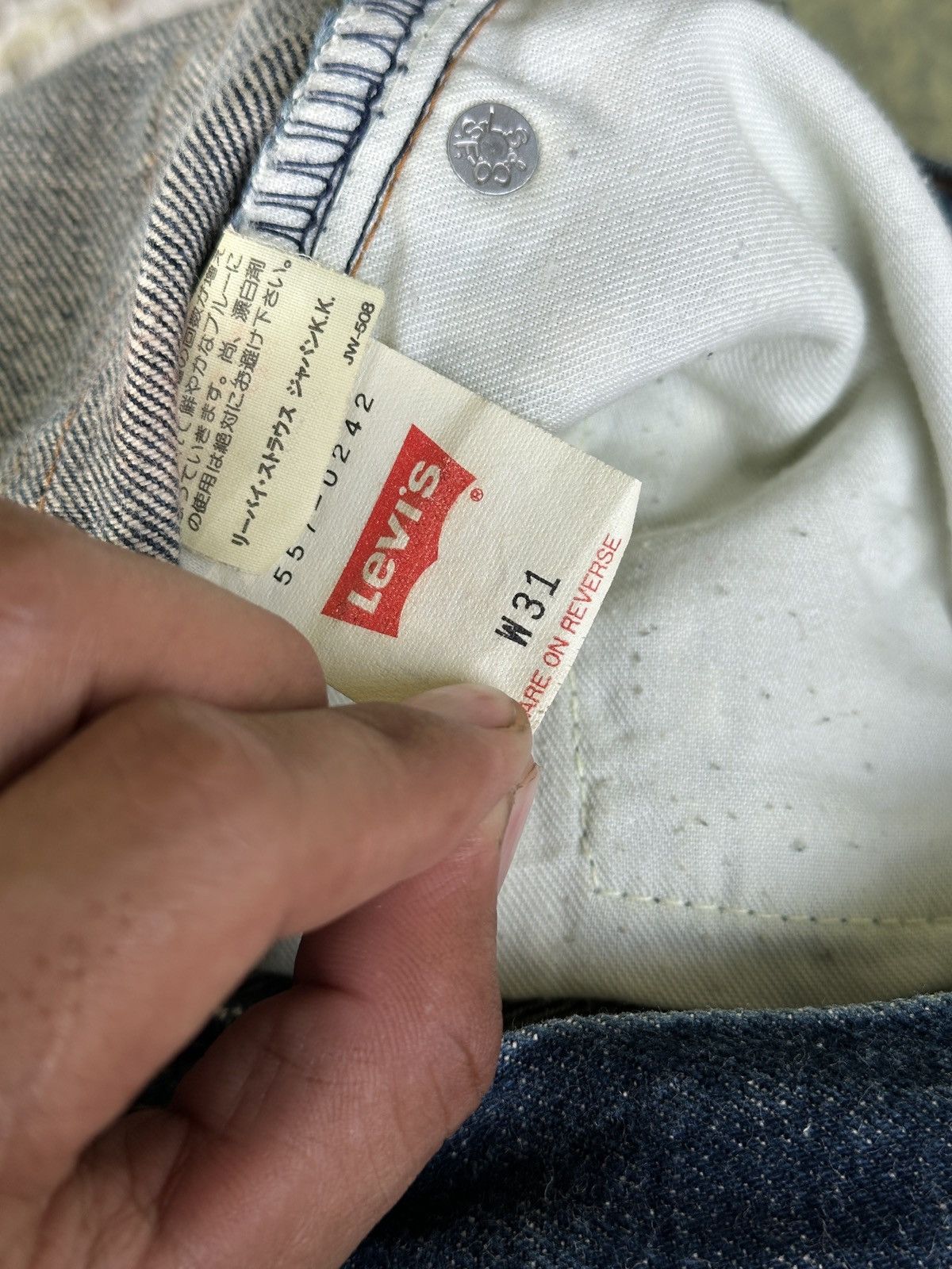 Levi's Vintage Levis 90s Style💥 Levis 557 BootCut 💥 Size US 32 / EU 48 - 7 Thumbnail