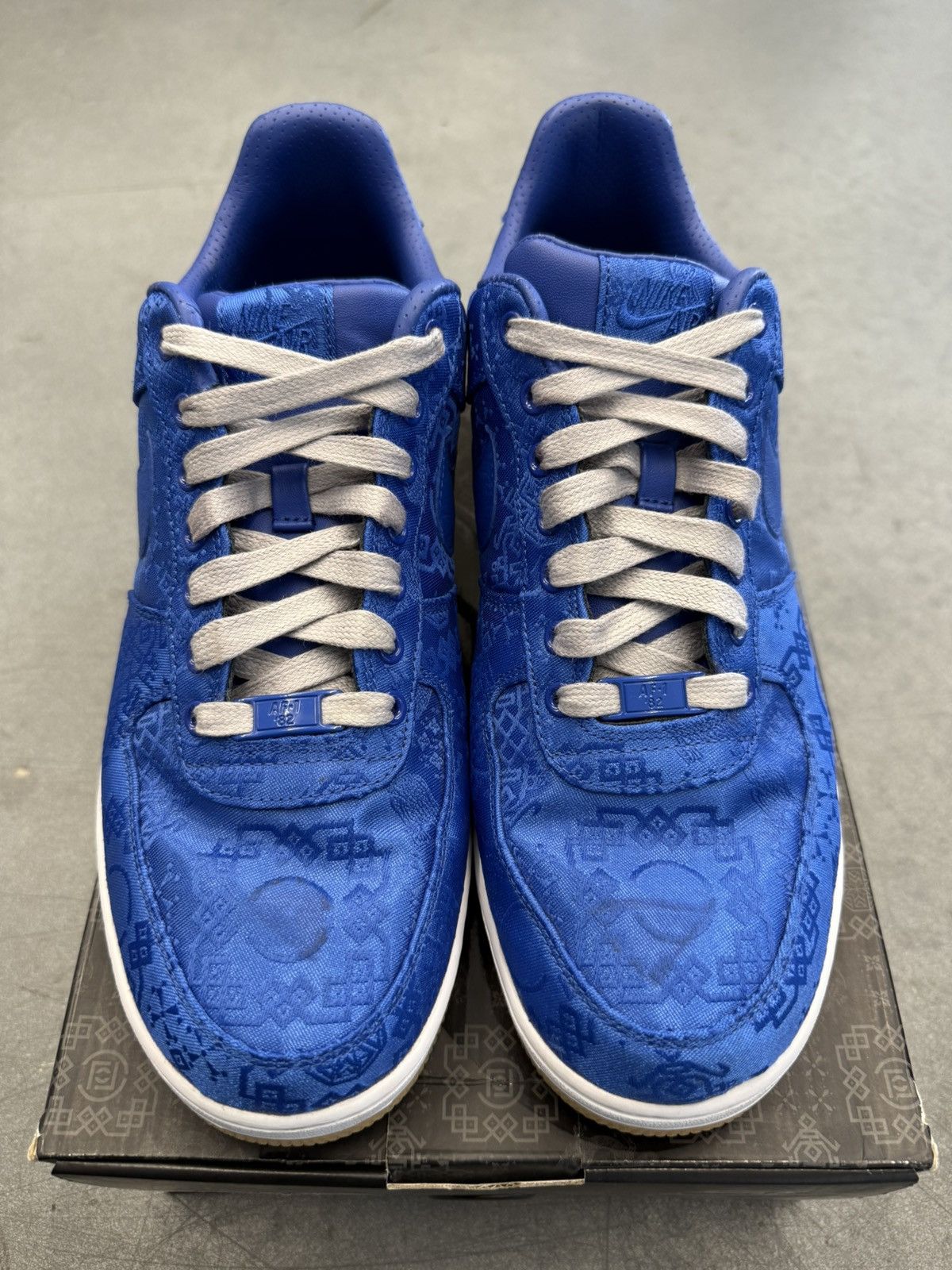 Nike 2019 Nike Air Force 1 Low CLOT Blue Silk Size US 10.5 / EU 43-44 - 9 Thumbnail