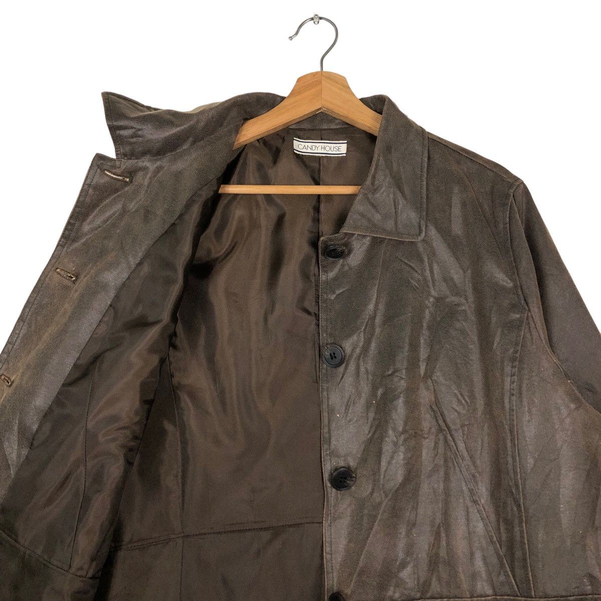 Hysteric Glamour 🔥Vintage Leather Jacket Biker Candy House Japan Rare Design Size US M / EU 48-50 / 2 - 12 Thumbnail