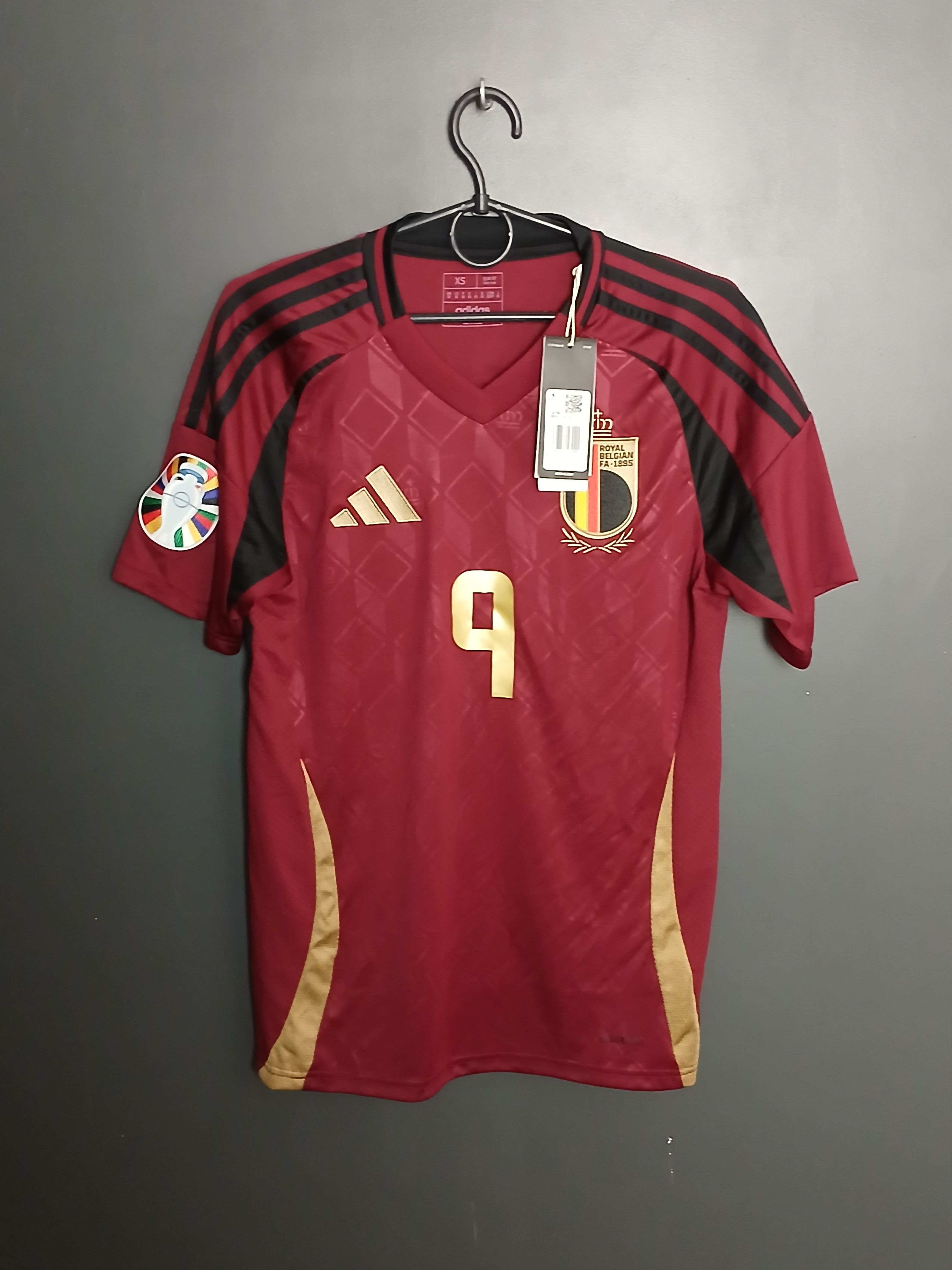 Adidas New Belgium 2024 Home De Bruyne Football Jersey T-Shirt Size US XS / EU 42 / 0 - 2 Thumbnail