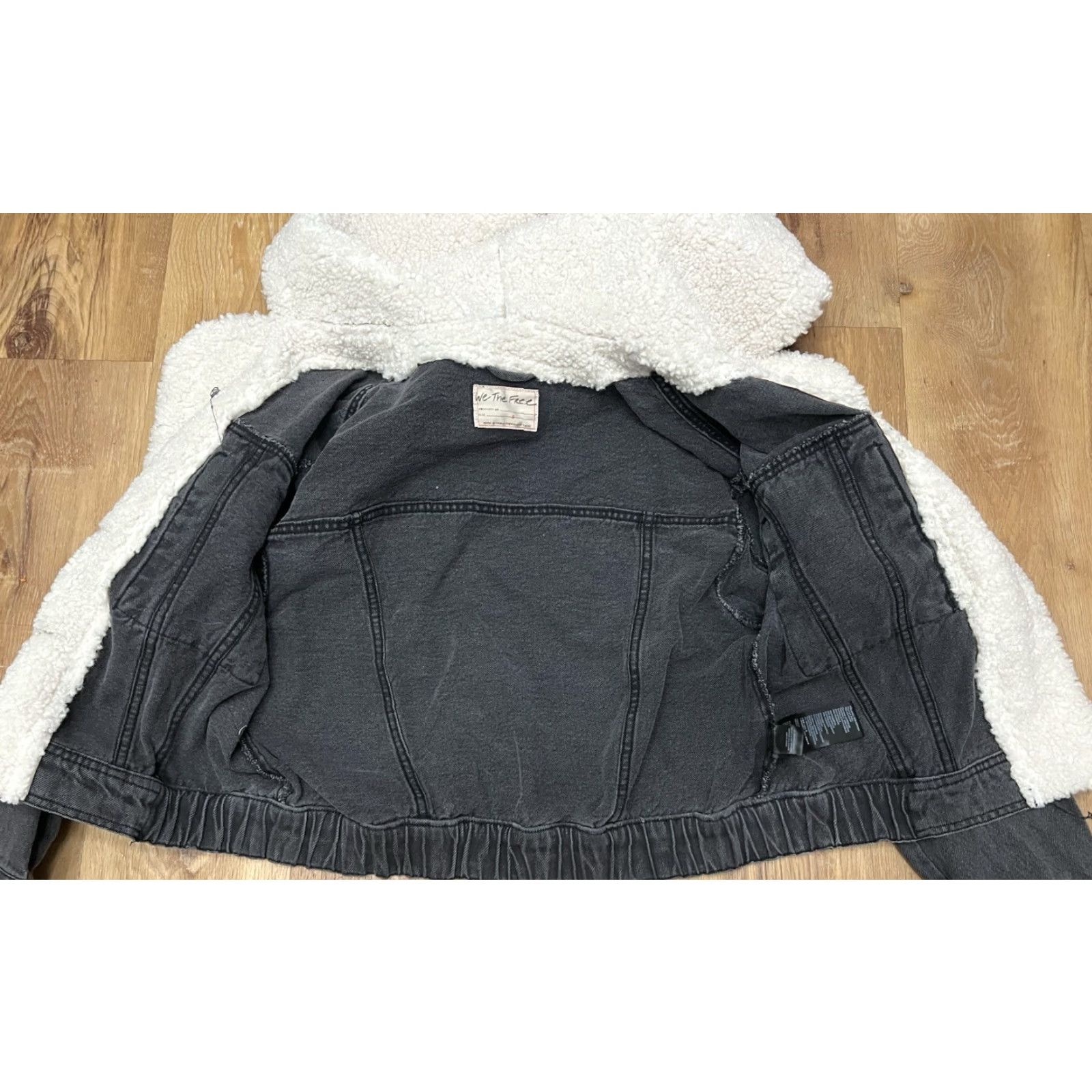 Free People Free People Denim Jacket Shirt Hooded Oversized Blue 90s Boho SU XY? Size S / US 4 / IT 40 - 7 Thumbnail