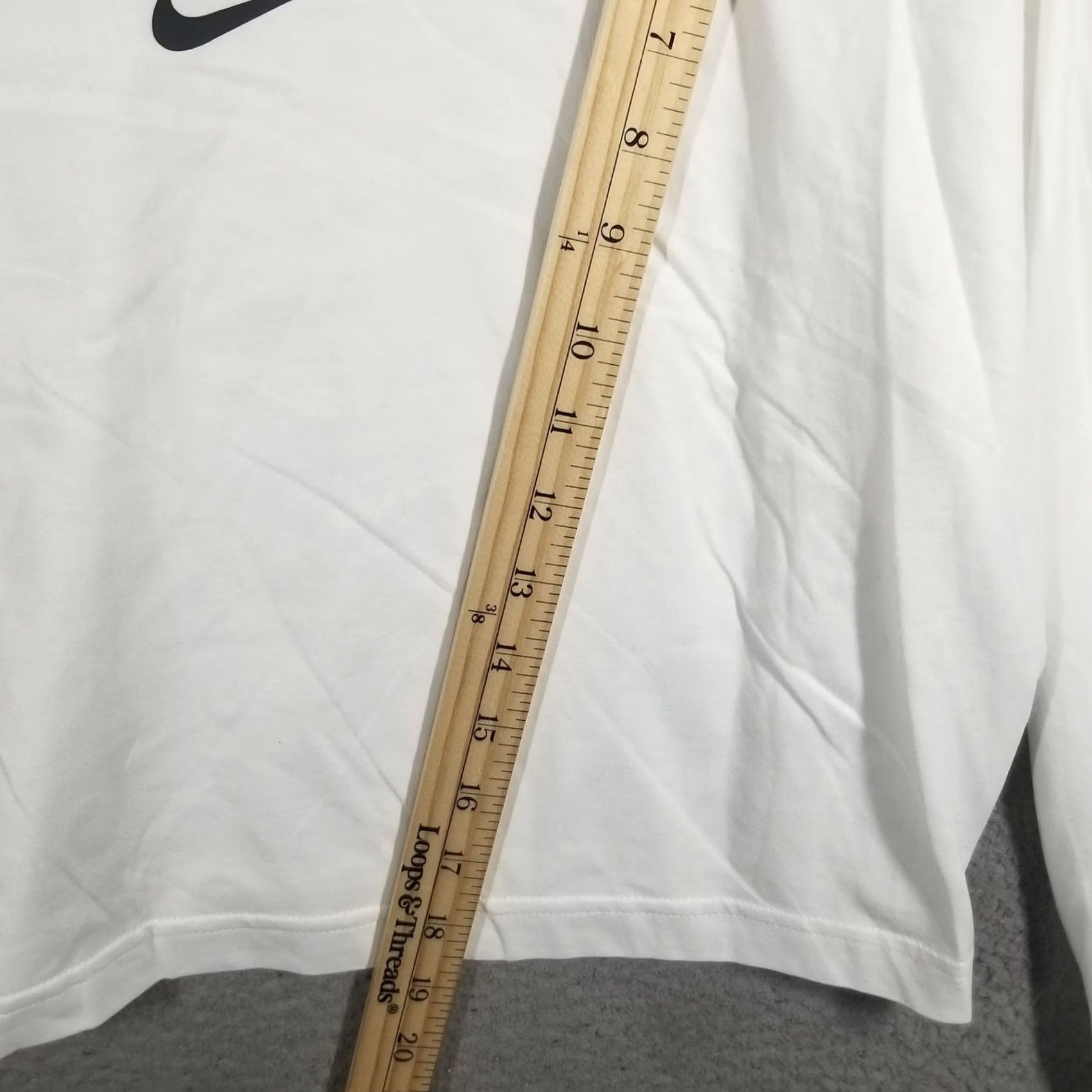Nike Nike Pro Cropped Long-Sleeve Top S White Women's T-Shirt Nike Dri-Fit Center Swoosh Sample Rare Unreleased Size S / US 4 / IT 40 - 6 Thumbnail