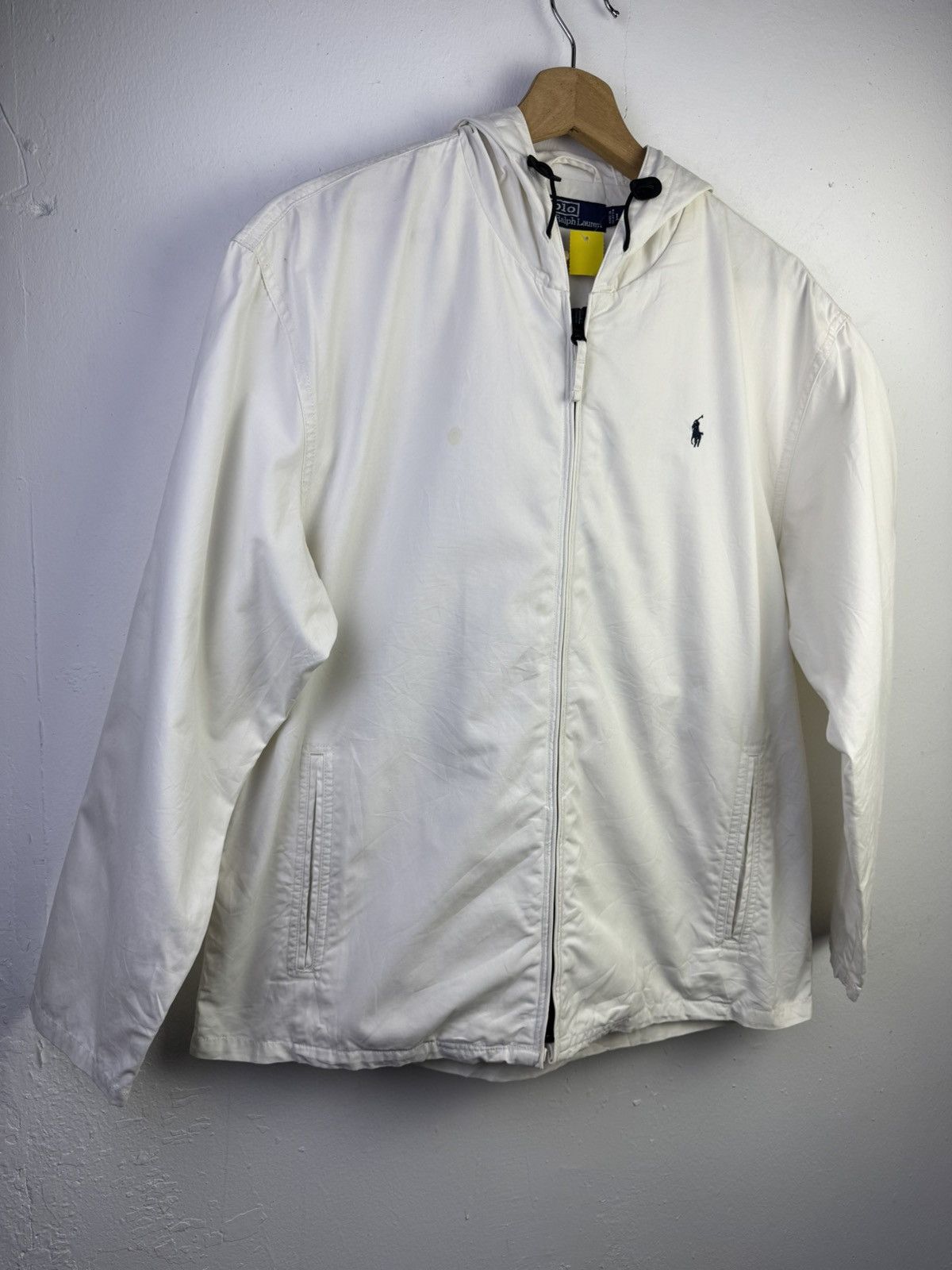 Polo Ralph Lauren vintage Polo Ralph Lauren hooded jacket in white. Size US L / EU 52-54 / 3 - 2 Thumbnail