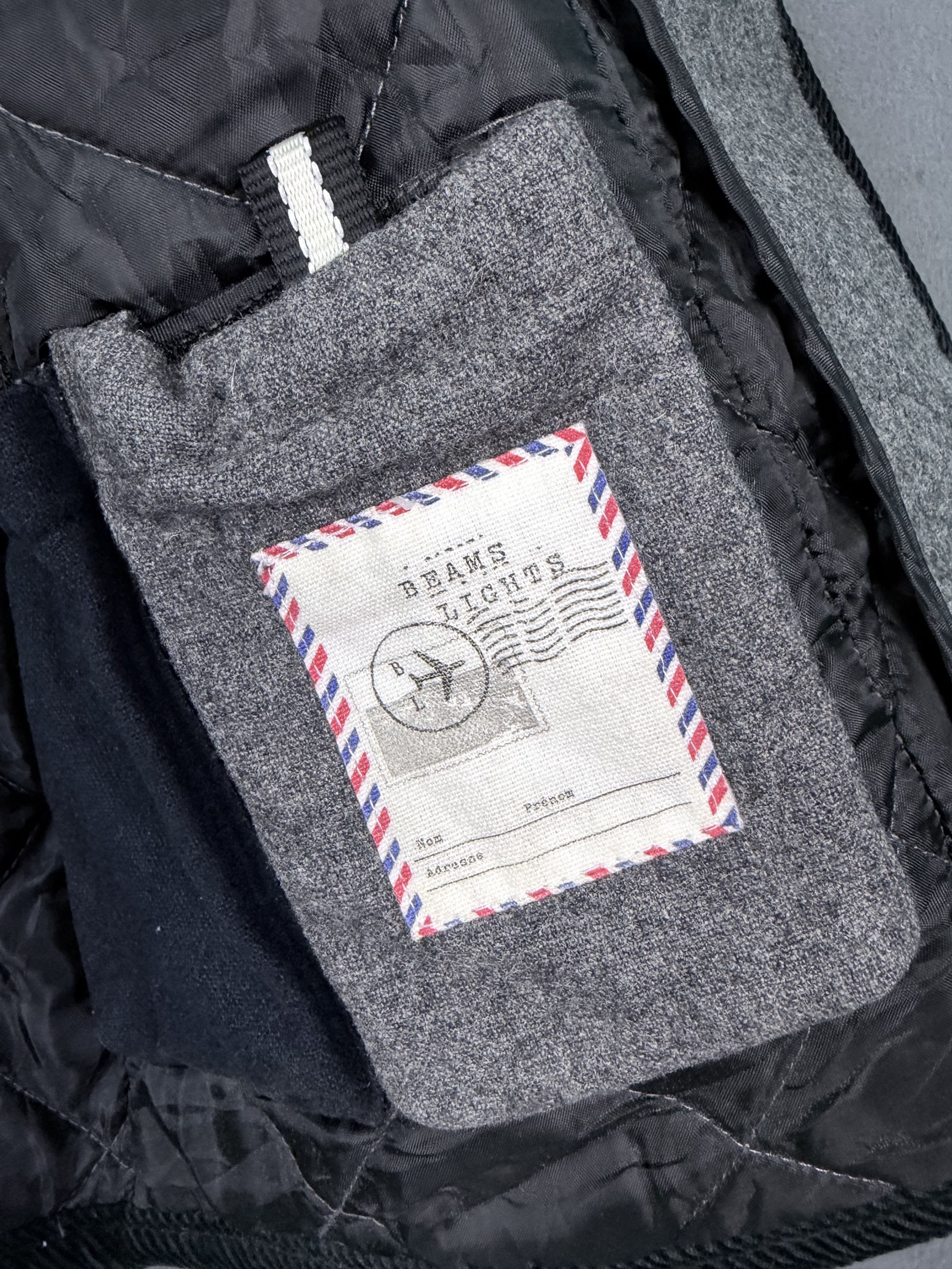 Beams Japan Beams Lights Wool Quilted Jacket Size US M / EU 48-50 / 2 - 8 Thumbnail