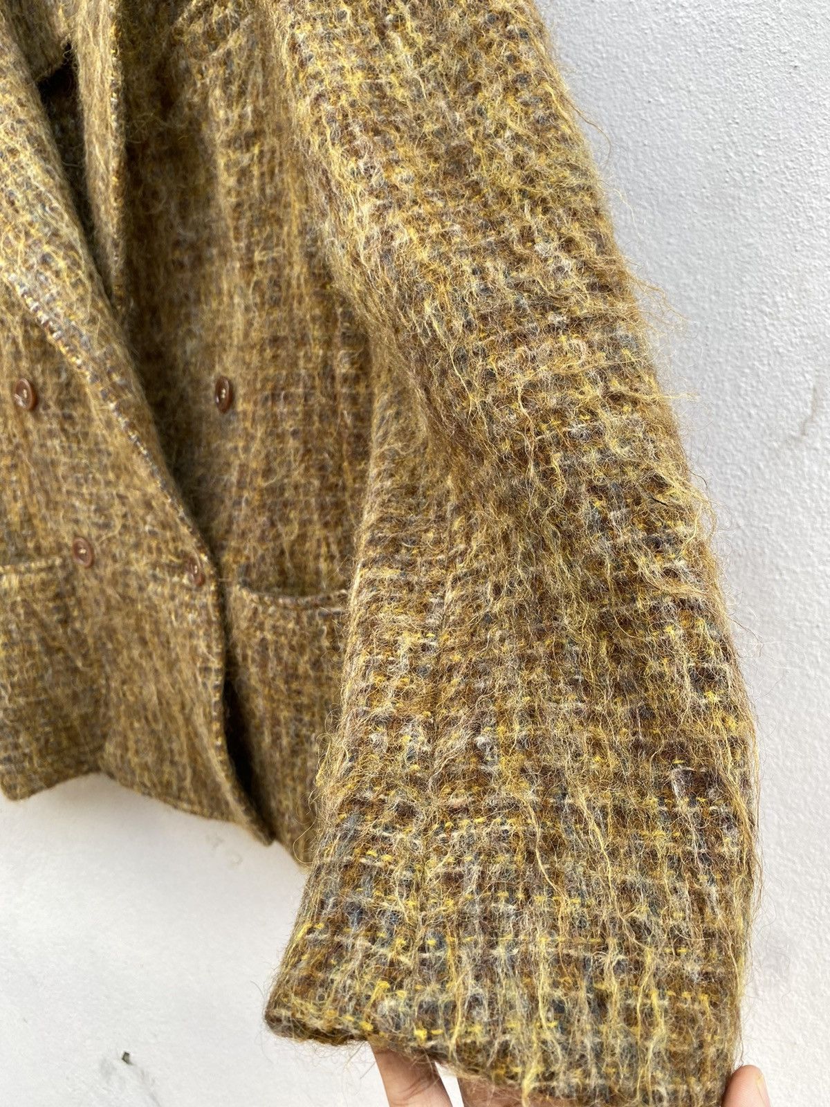 Cerruti 1881 × Designer Vintage CERRUTI 1881 Female Wool / Short Mohair Blazer Size S / US 4 / IT 40 - 9 Thumbnail