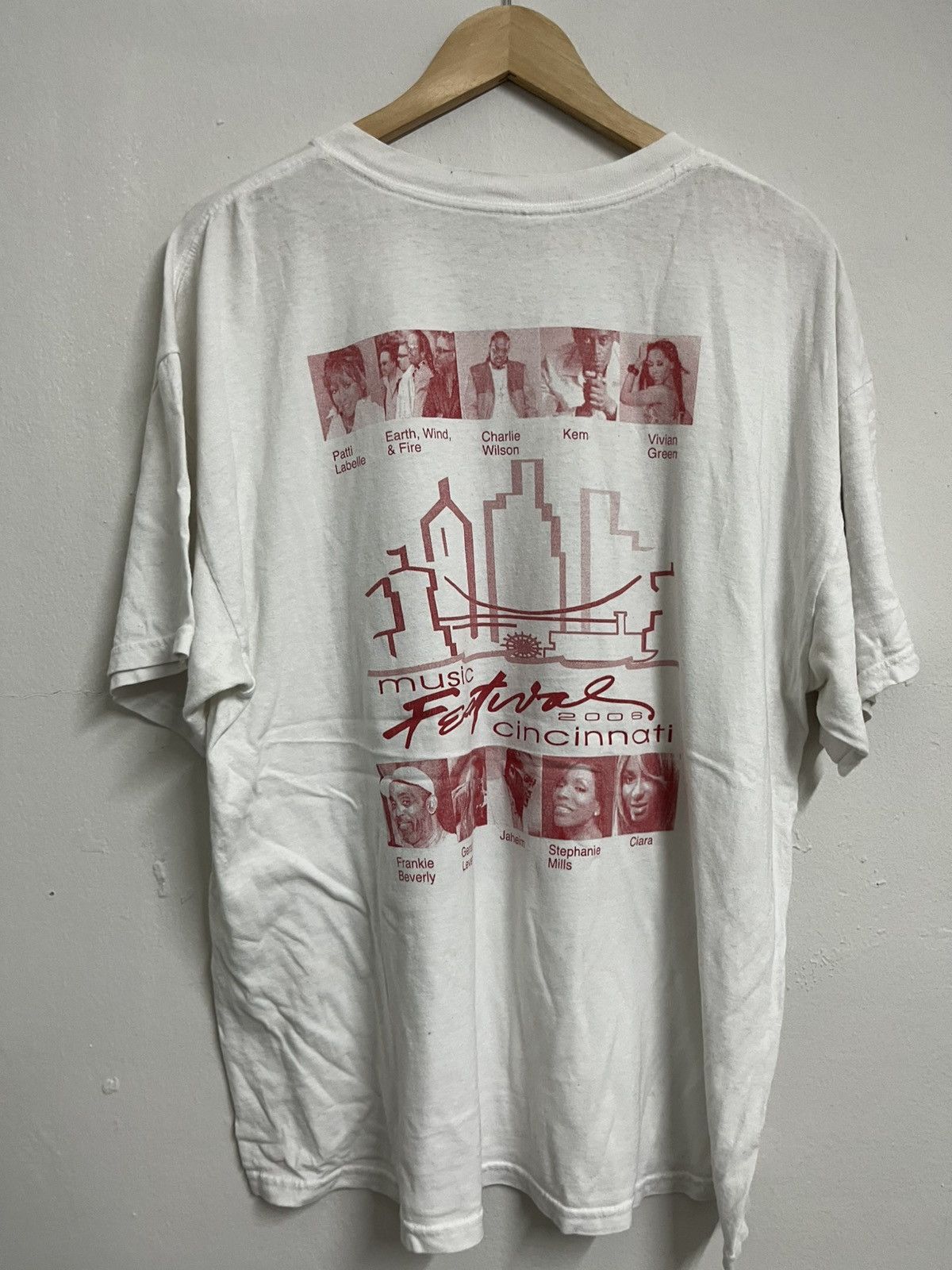 Rap Tees 💥Cincinnati Music Fest Feat Ciara, Kem, Frankie Beverly Size US XL / EU 56 / 4 - 6 Thumbnail