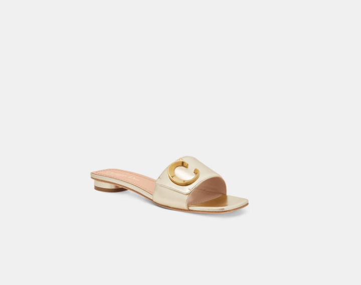 Dior o1w1db10825 KCQ887 Dior Or C'est Dior Slides in Gold Size US 10 / IT 40 - 2 Thumbnail