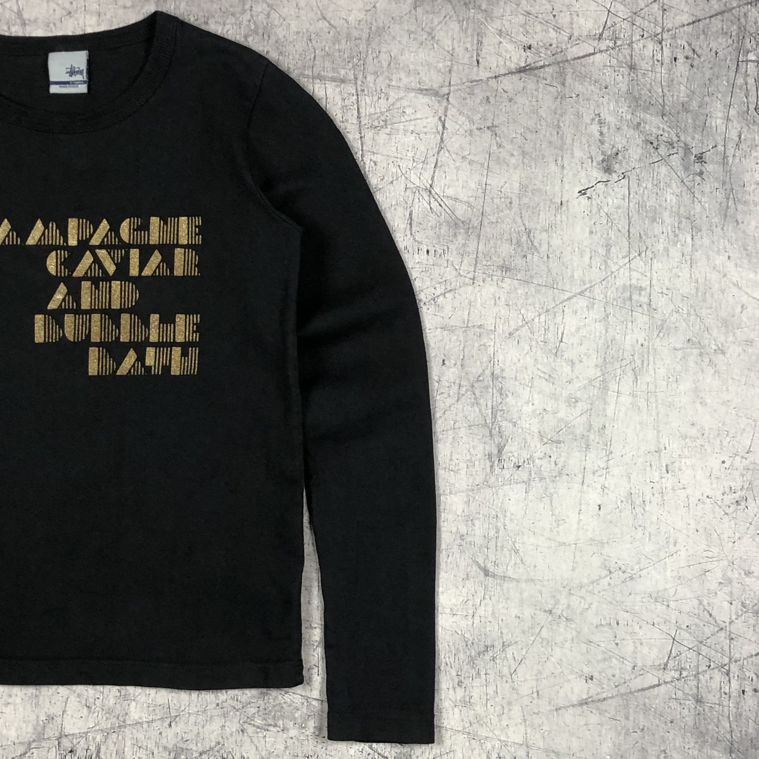 Stussy Vintage Stussy Champagne Caviar Long Sleeve Tee Size XS / US 0-2 / IT 36-38 - 8 Thumbnail