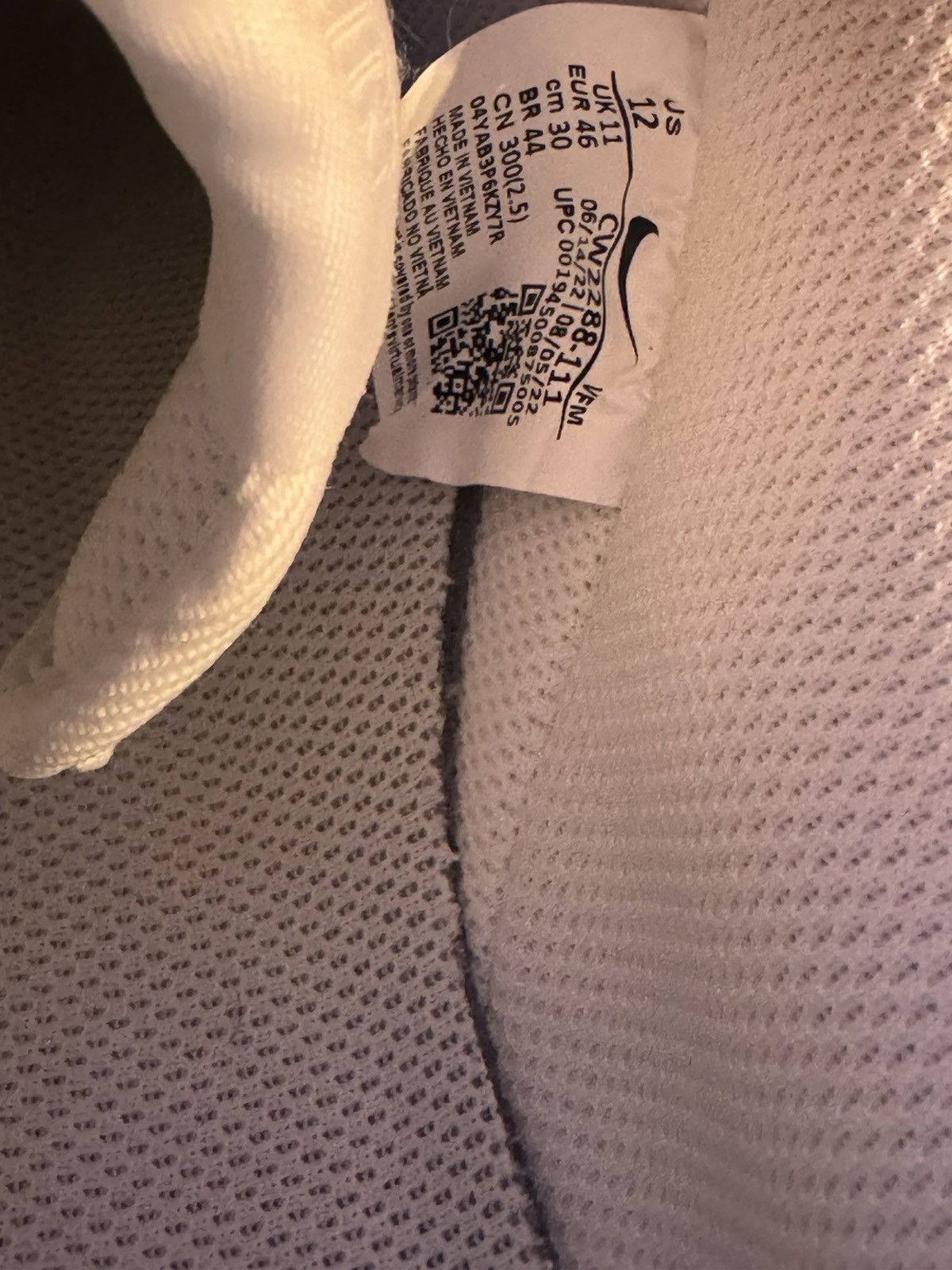 Nike Nike Air Force one ‘07 white mens size 12 worn once Size US 12 / EU 45 - 9 Thumbnail