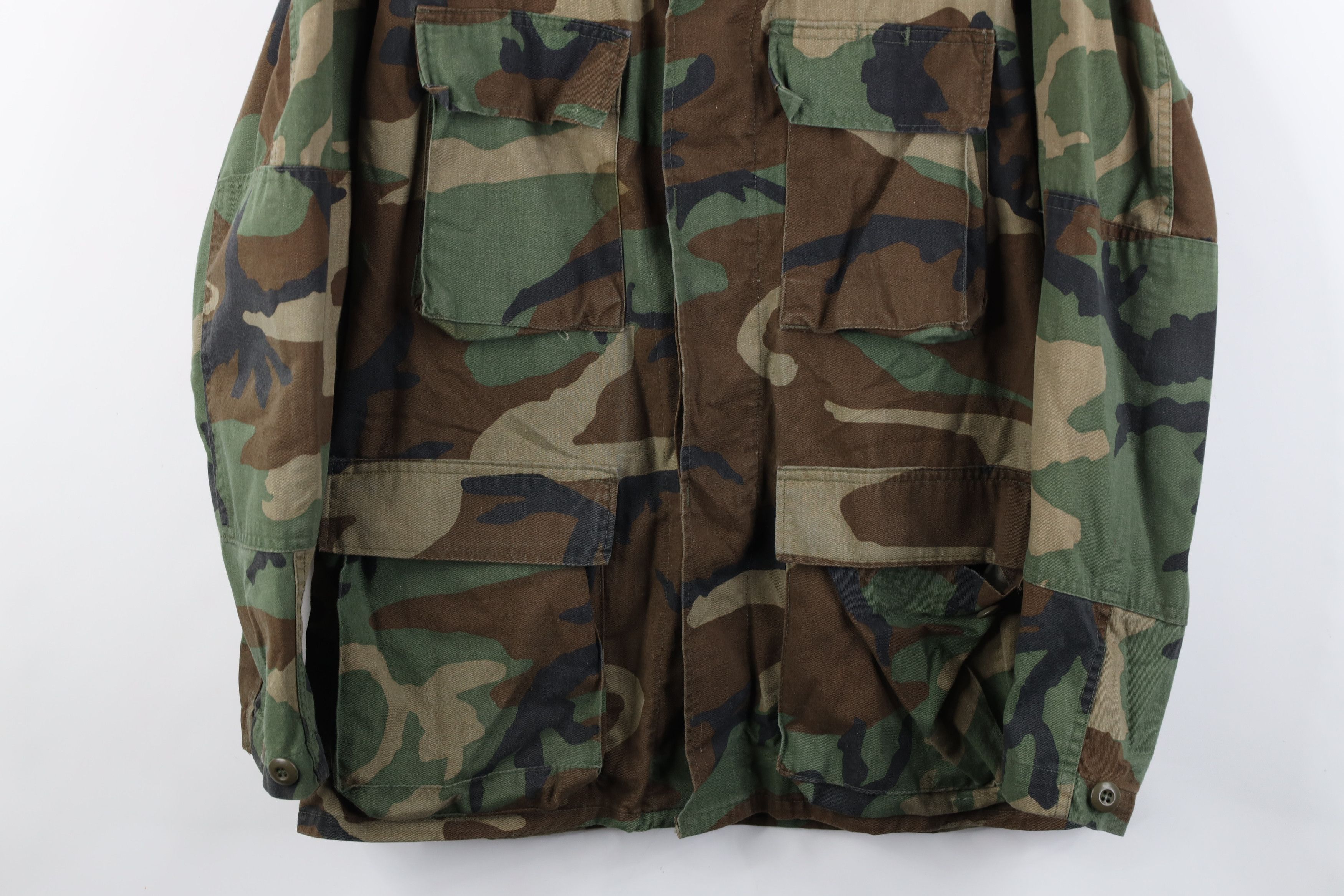Vintage Vintage 80s US Military Camouflage Combat Jacket Coat USA Size US S / EU 44-46 / 1 - 3 Thumbnail