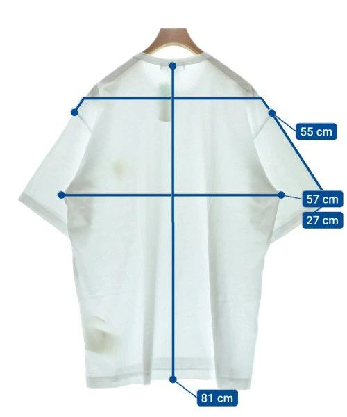 Comme des Garcons SHIRT T-Shirts Cotton Short Sleeve Plain Crewneck White Size US XL / EU 56 / 4 - 3 Thumbnail