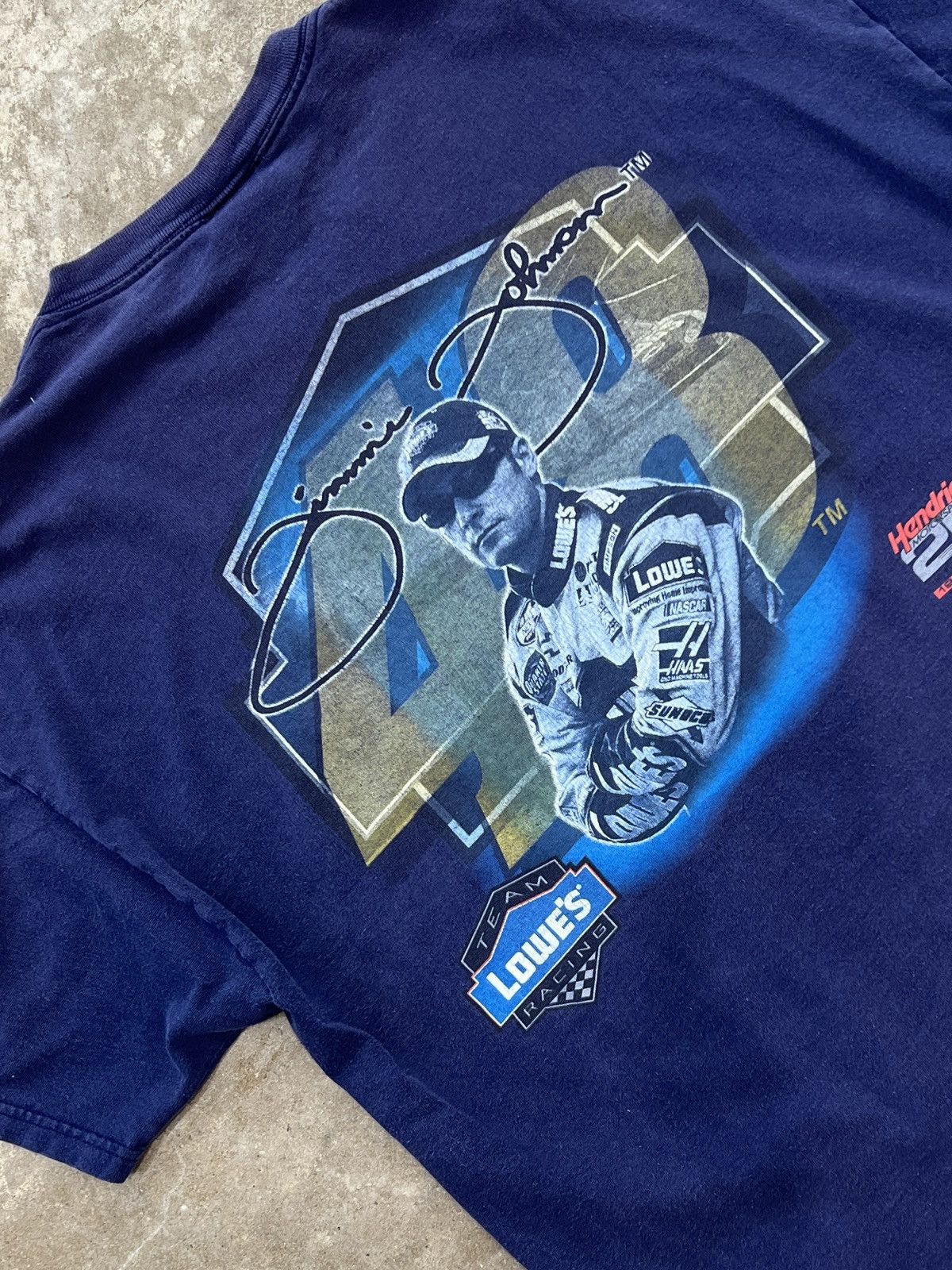 NASCAR Vintage NASCAR 48 Jimmie Johnson Team Lowes Tee XL Size US XL / EU 56 / 4 - 1 Thumbnail