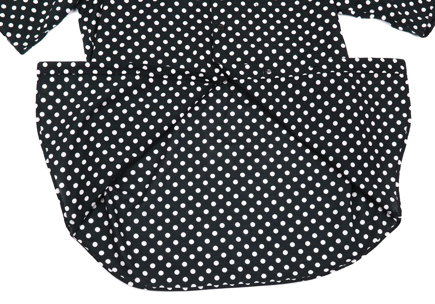 Yohji Yamamoto Yohji Yamamoto Cotton Dot Print Short Sleeve Shirt Size US S / EU 44-46 / 1 - 13 Thumbnail