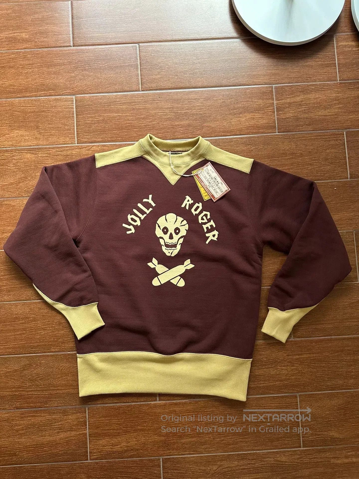 Freewheelers Jolly Rogers Pirate Flag Hoodie Sweatshirt. Size US L / EU 52-54 / 3 - 1 Thumbnail