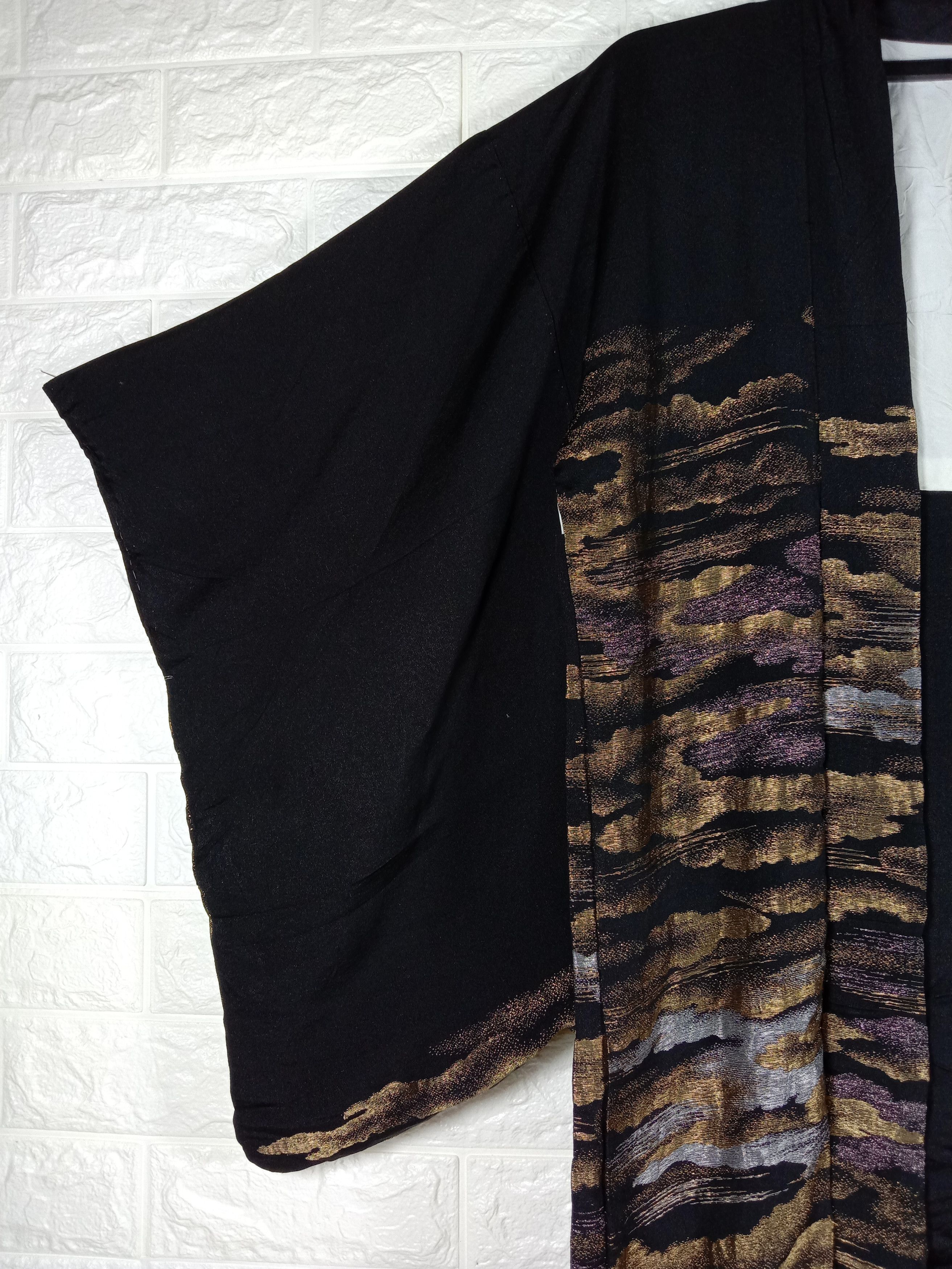 Japanese Brand Vintage Kimono Noragi Haori Hanten Art Cardigan Size US XL / EU 56 / 4 - 3 Thumbnail
