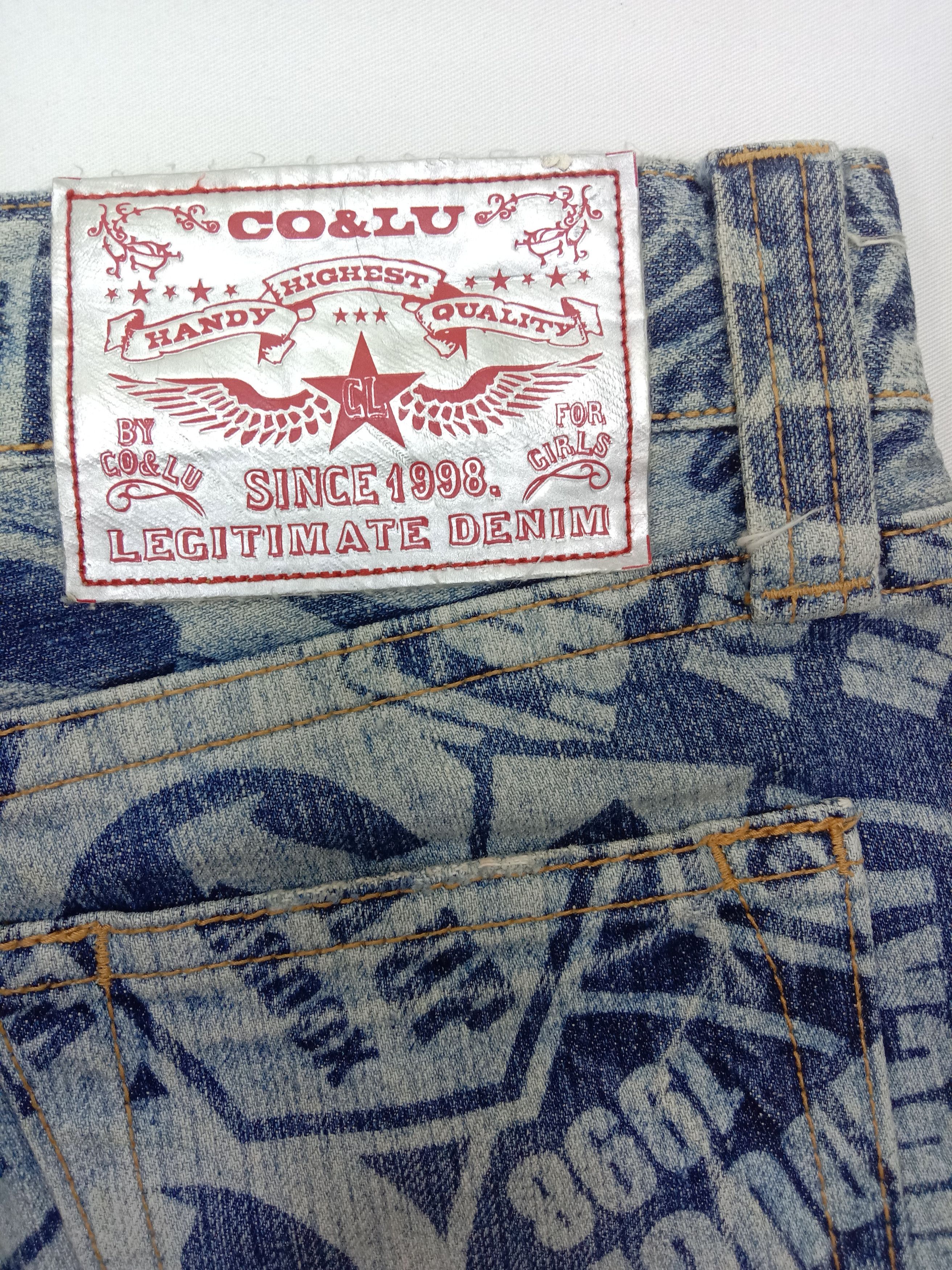 Hysteric Glamour Japanese Flare Co&Lu Full Print Hysteric Glamour Style Jeans Size US 29 - 12 Thumbnail