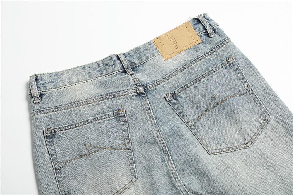 Japanese Brand × Jean American retro ripped washed flared jeans y2k Size US 32 / EU 48 - 5 Thumbnail
