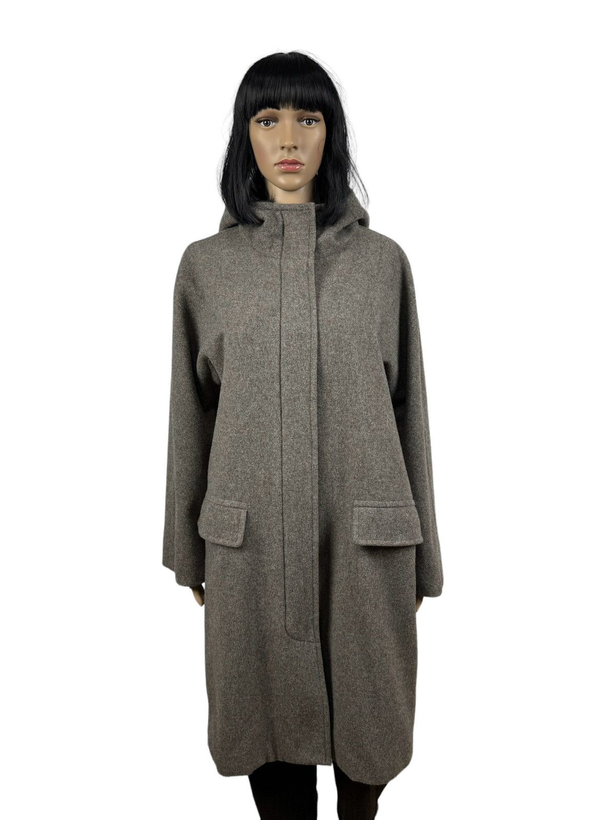 Weekend Max Mara Weekend Max Mara Lana Vergine Hooded Overcoat size US8 Size M / US 6-8 / IT 42-44 - 4 Thumbnail