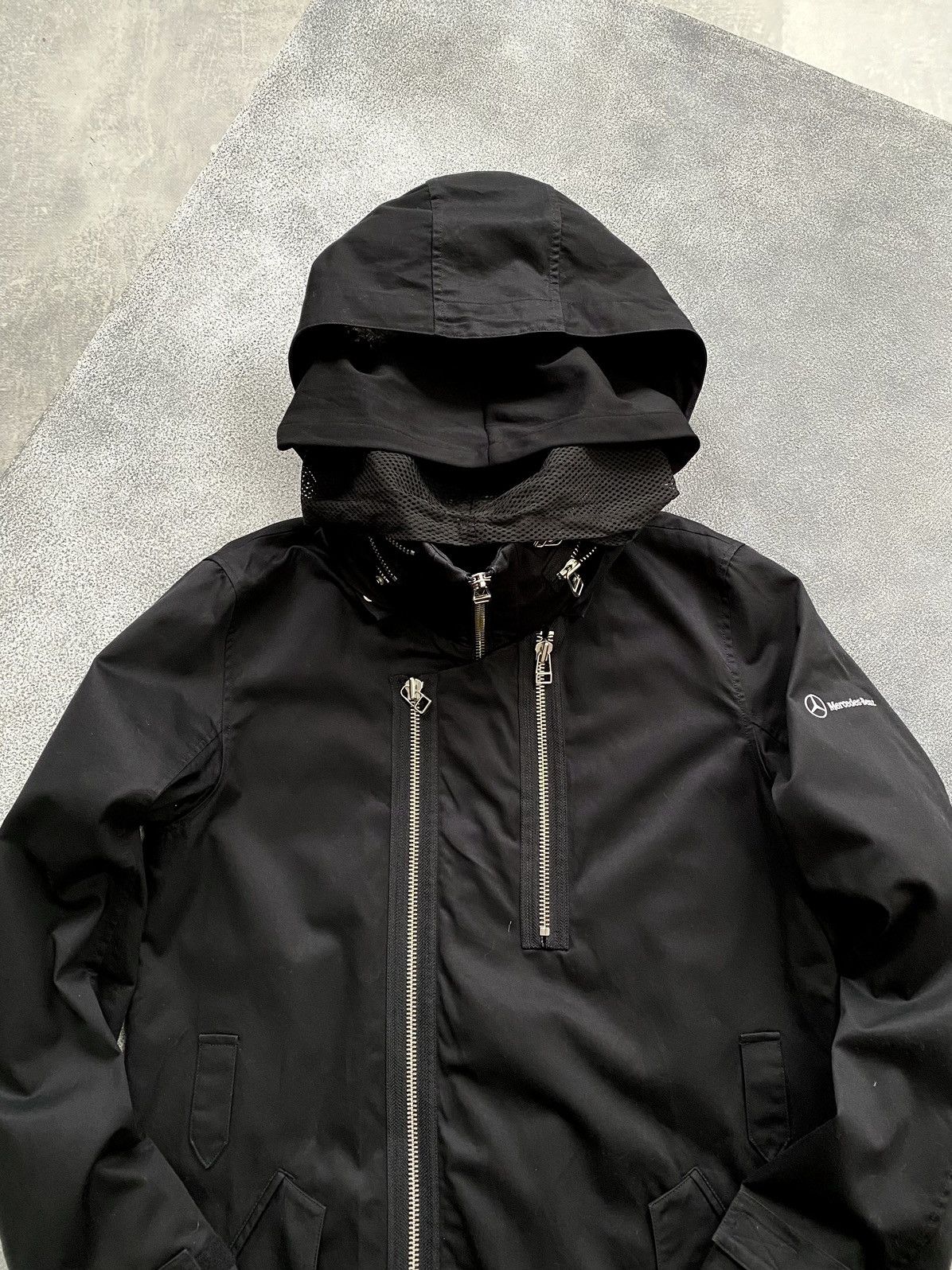 Adidas × Mercedes-Benz × Vintage Adidas SLVR Mercedes Triple Hooded Coat Jacket Size US S / EU 44-46 / 1 - 5 Thumbnail