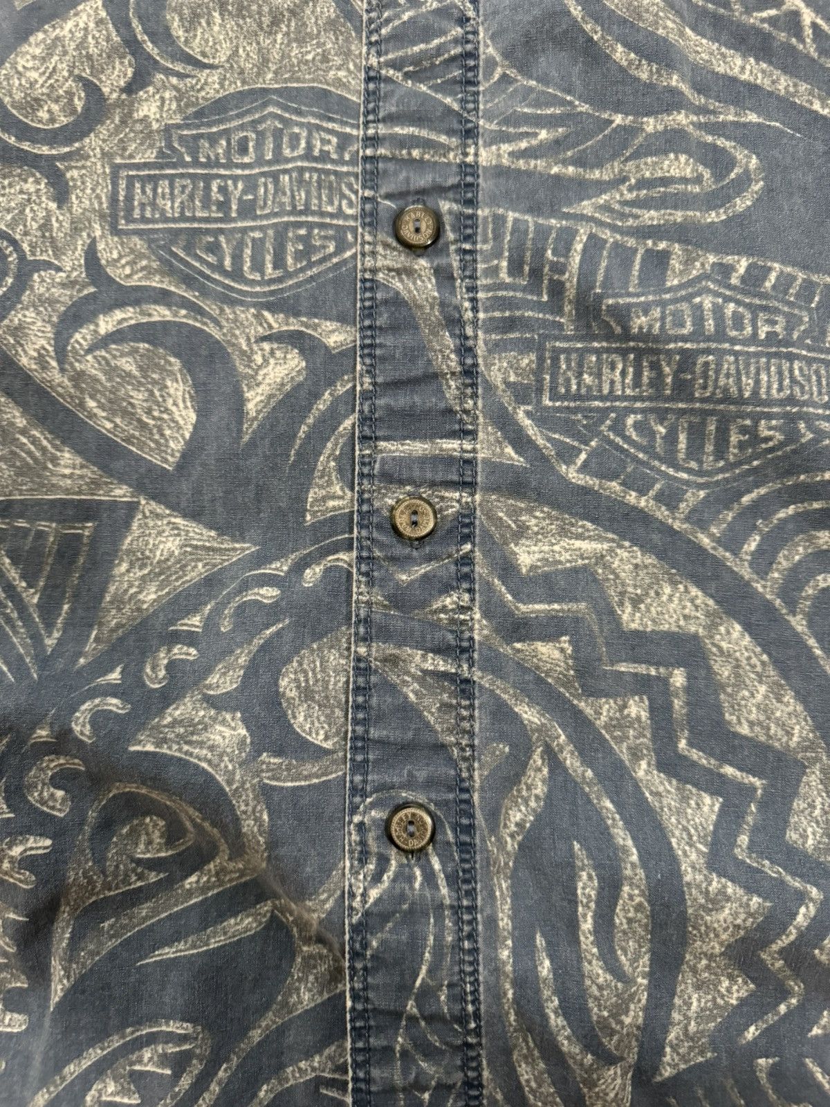 Harley Davidson Harley Davidson Hawaii Short Sleeve Button Up Shirt Large Size US L / EU 52-54 / 3 - 6 Thumbnail