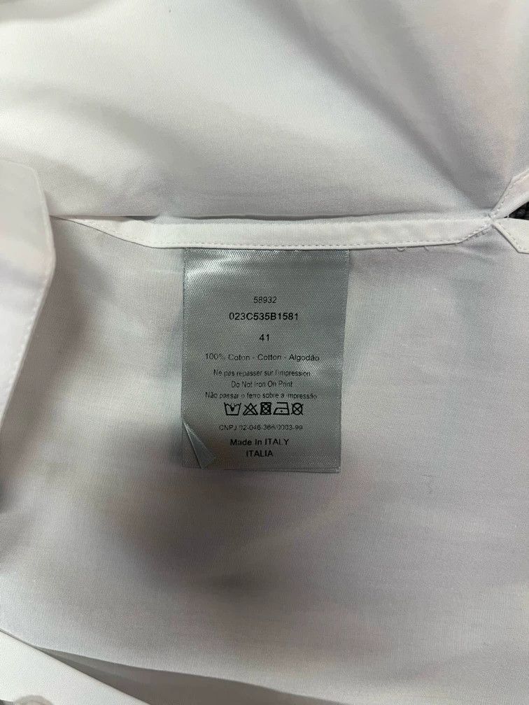 Dior Dior Size41 Co-branded crystal destroys the white shirt Size US XS / EU 42 / 0 - 5 Thumbnail