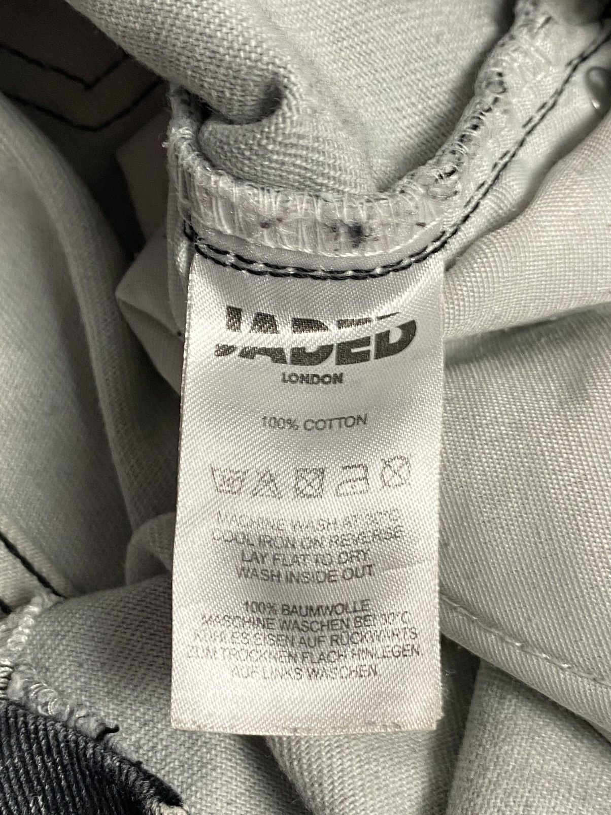 Jaded London Jaded London Jeans W34 Relaxed Fit Faded Black Nail Print Size US 34 / EU 50 - 22 Thumbnail