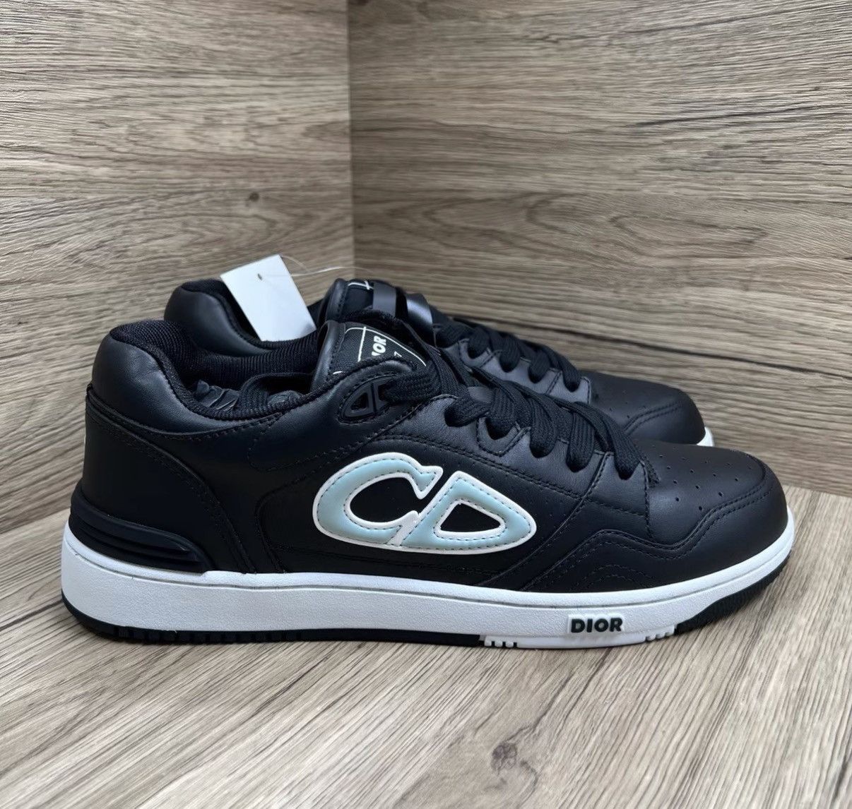 Dior Dior × Stone Island B57 Black Embossed CD Sneakers J41 Size US 8 / EU 41 - 4 Thumbnail