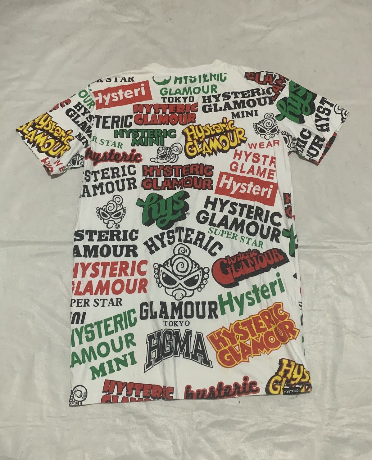 Hysteric Glamour Very Rare Aop Hysteric Glamour Logo Tee Shirt Size US M / EU 48-50 / 2 - 11 Thumbnail