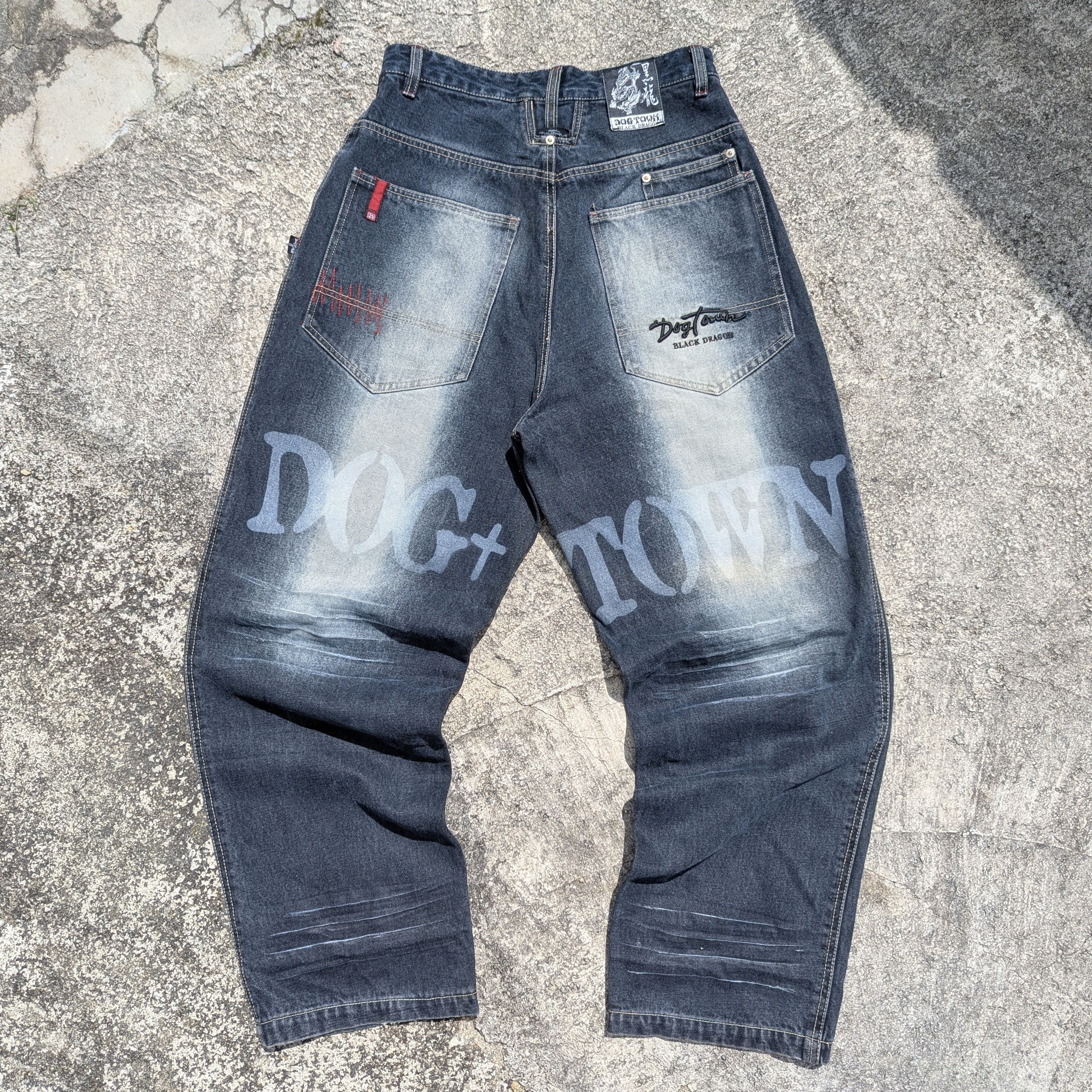 Dogtown × Streetwear × Vintage Vintage Dog Town Black Dragon Skate 