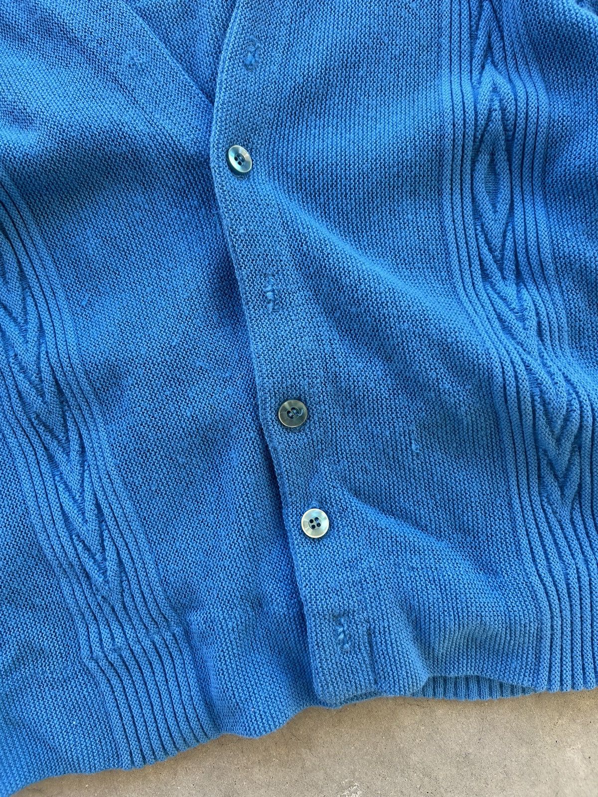 Vintage Vintage Sears Acrylic Blue Detailed Cardigan Size US S / EU 44-46 / 1 - 3 Thumbnail