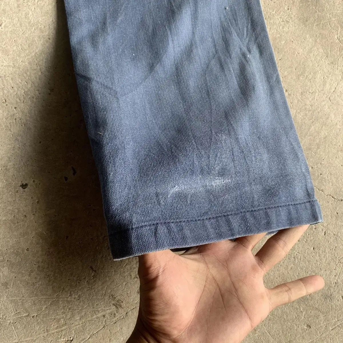 CABANE de ZUCCa HOT ITEM 💥Zucca Travail Duck Canvas Trouser Navy Cargo Pants Size US 29 - 15 Thumbnail