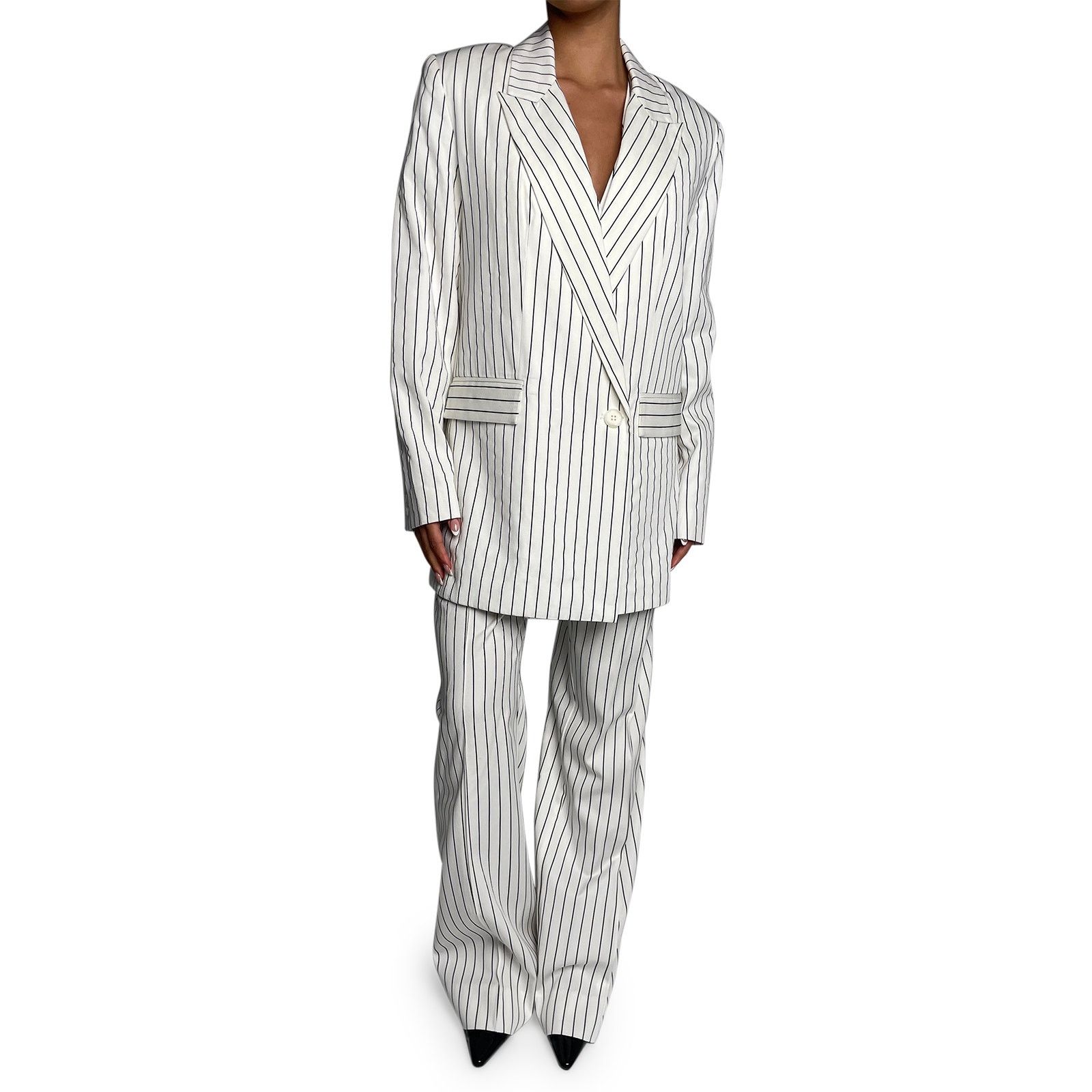 Shona Joy Harley Double Breasted Oversized Blazer, vest and pants Size S / US 4 / IT 40 - 1 Thumbnail