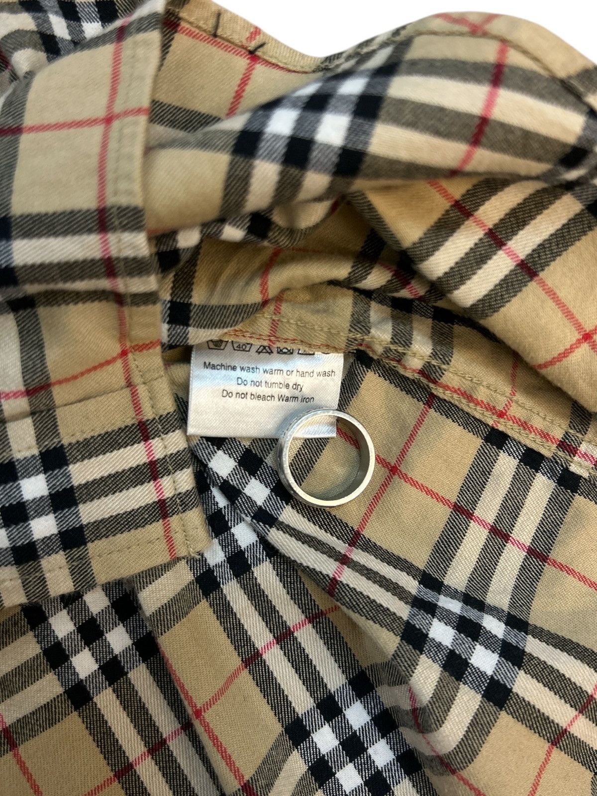 Burberry 👔 Classic Burberry London Nova Check Flannel Shirt Size US M / EU 48-50 / 2 - 7 Thumbnail
