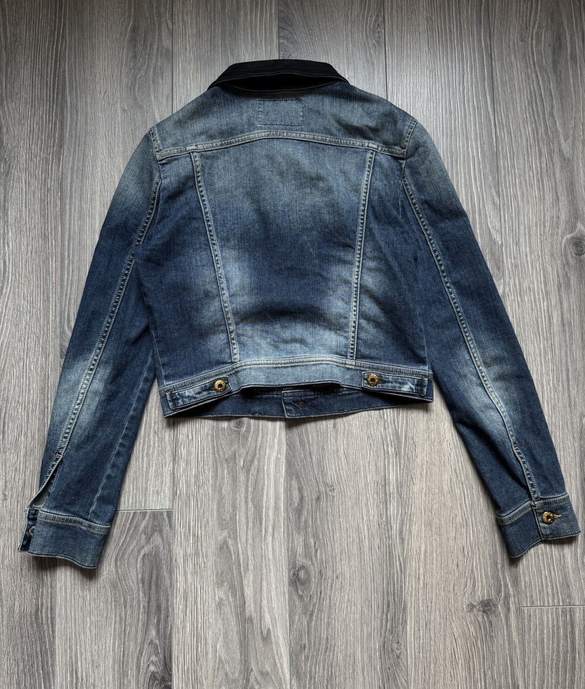 Diesel Diesel Azelia Banks Tribute Denim Jacket w/ leather collar Size S / US 4 / IT 40 - 7 Thumbnail