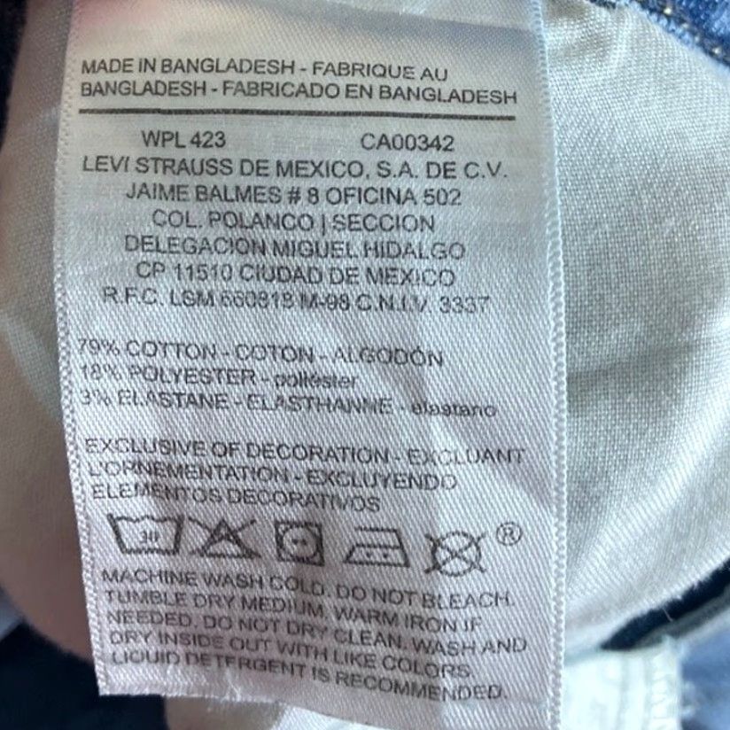 Levi's VINTAGE Levi's Jeans Women Blue Denim Mid Rise Slim Boyfriend Stretch 14 5-Pocket Design Regular Womens Size 36" / US 14 / IT 50 - 6 Thumbnail