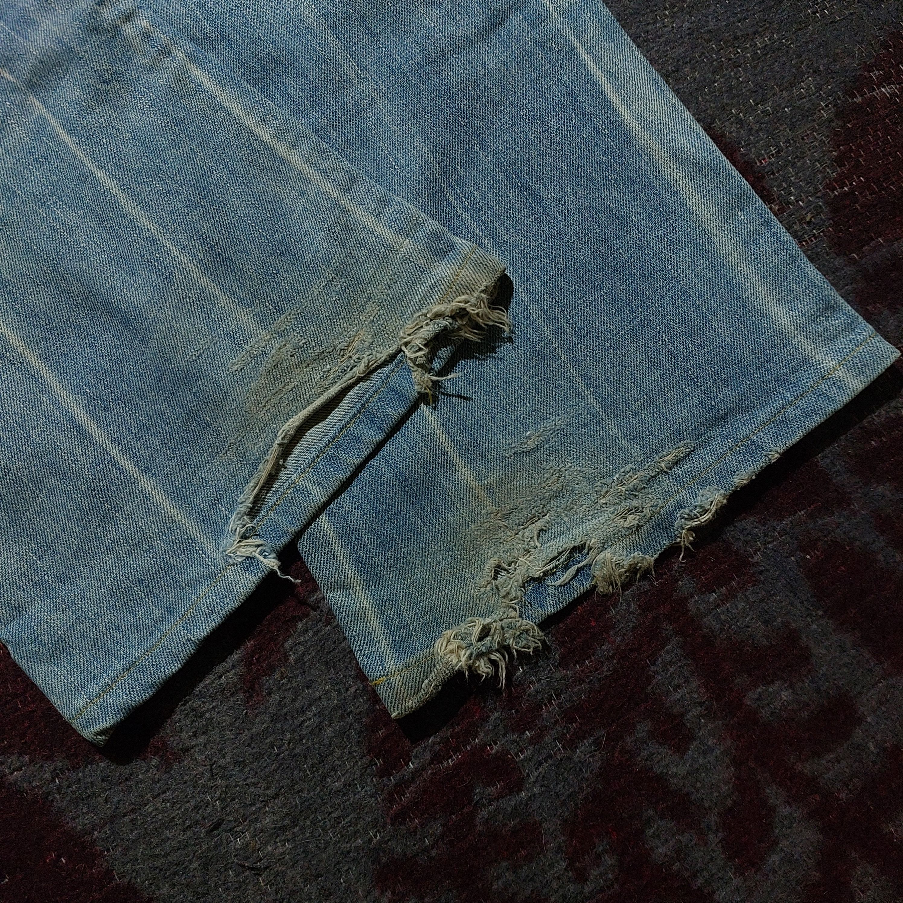 Tornado Mart Red pepper japan light blue washed flare denim Size US 28 / EU 44 - 8 Thumbnail