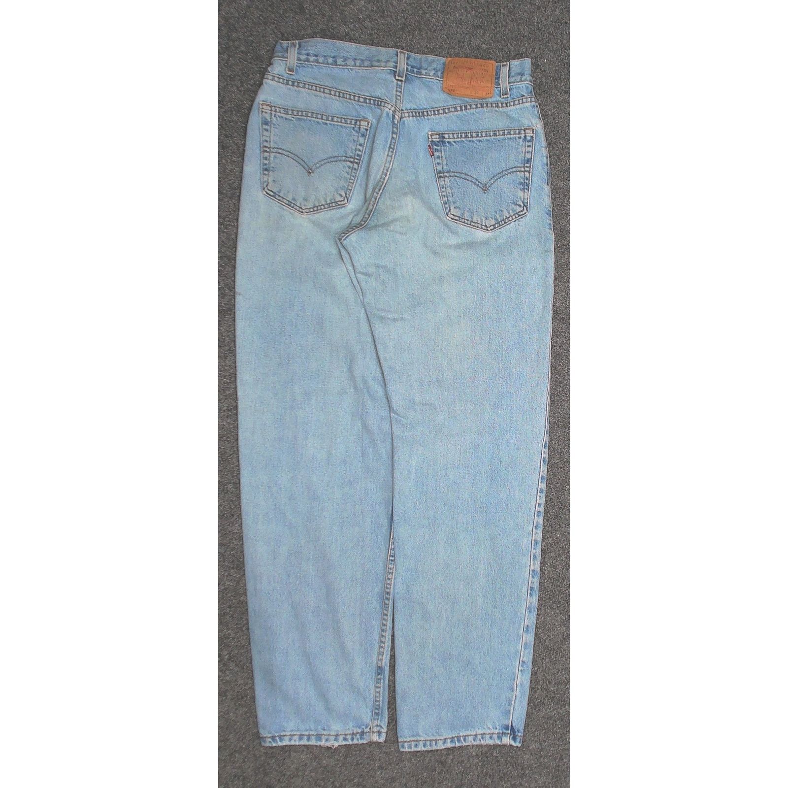 Levi's Y2K Levi's 550 Faded Thrashed Skater Jeans 34x33.5 Size US 34 / EU 50 - 4 Thumbnail