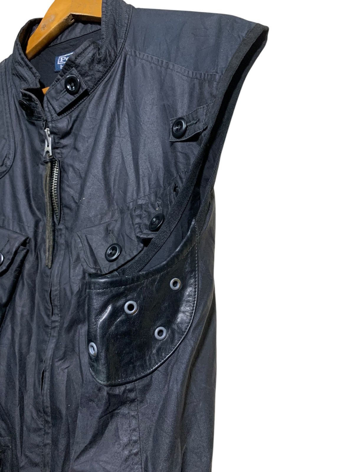 Polo Ralph Lauren 🔥POLO RL UTILITY VEST JACKETS LEATHER PARTS Size US XL / EU 56 / 4 - 5 Thumbnail