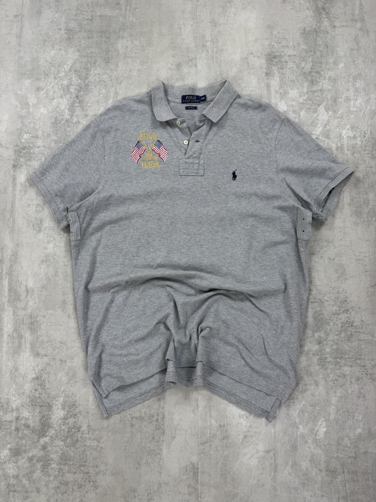 Polo Ralph Lauren Polo Ralph Laurent American Flag Polo Shirt size XXL Size US XXL / EU 58 / 5 - 1 Thumbnail