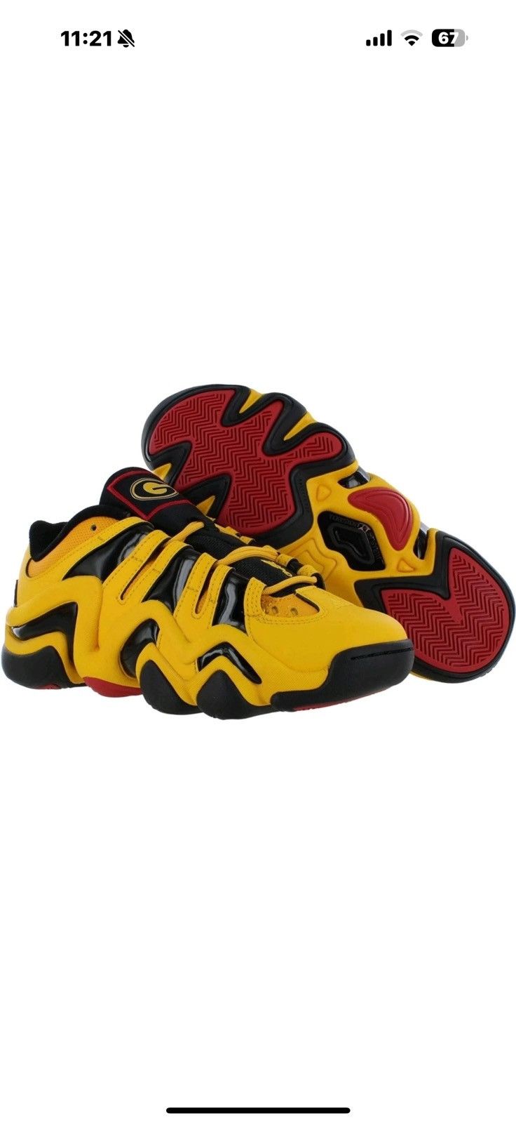 Adidas Adidas Crazy 8 Low HBCU Pack Grambling State Mens Sz 7IH5122 Size US 7 / EU 40 - 1 Thumbnail