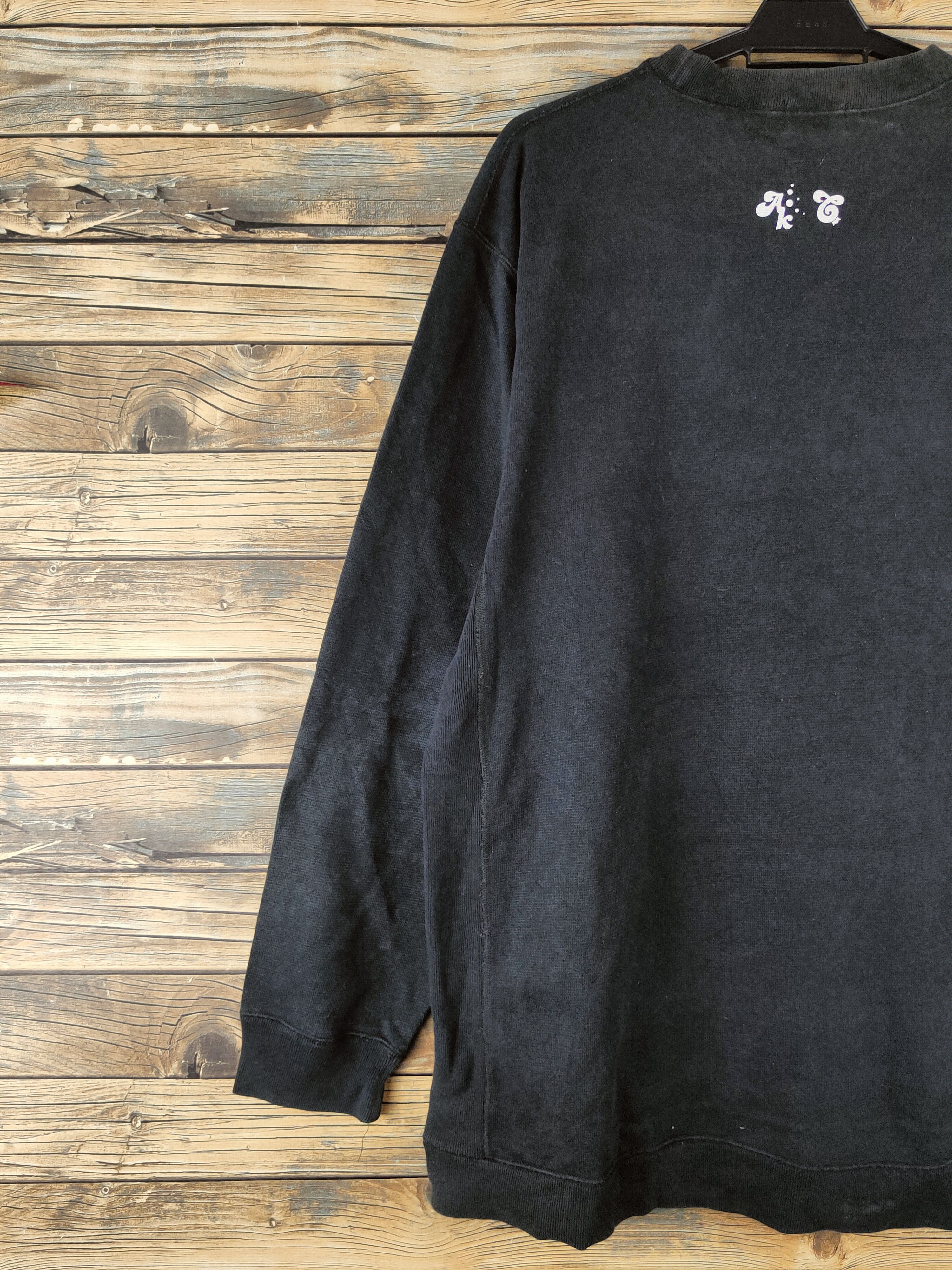 Japanese Brand DL Craft Black rapper Sweatshirts #46-212 Size US XXL / EU 58 / 5 - 10 Thumbnail