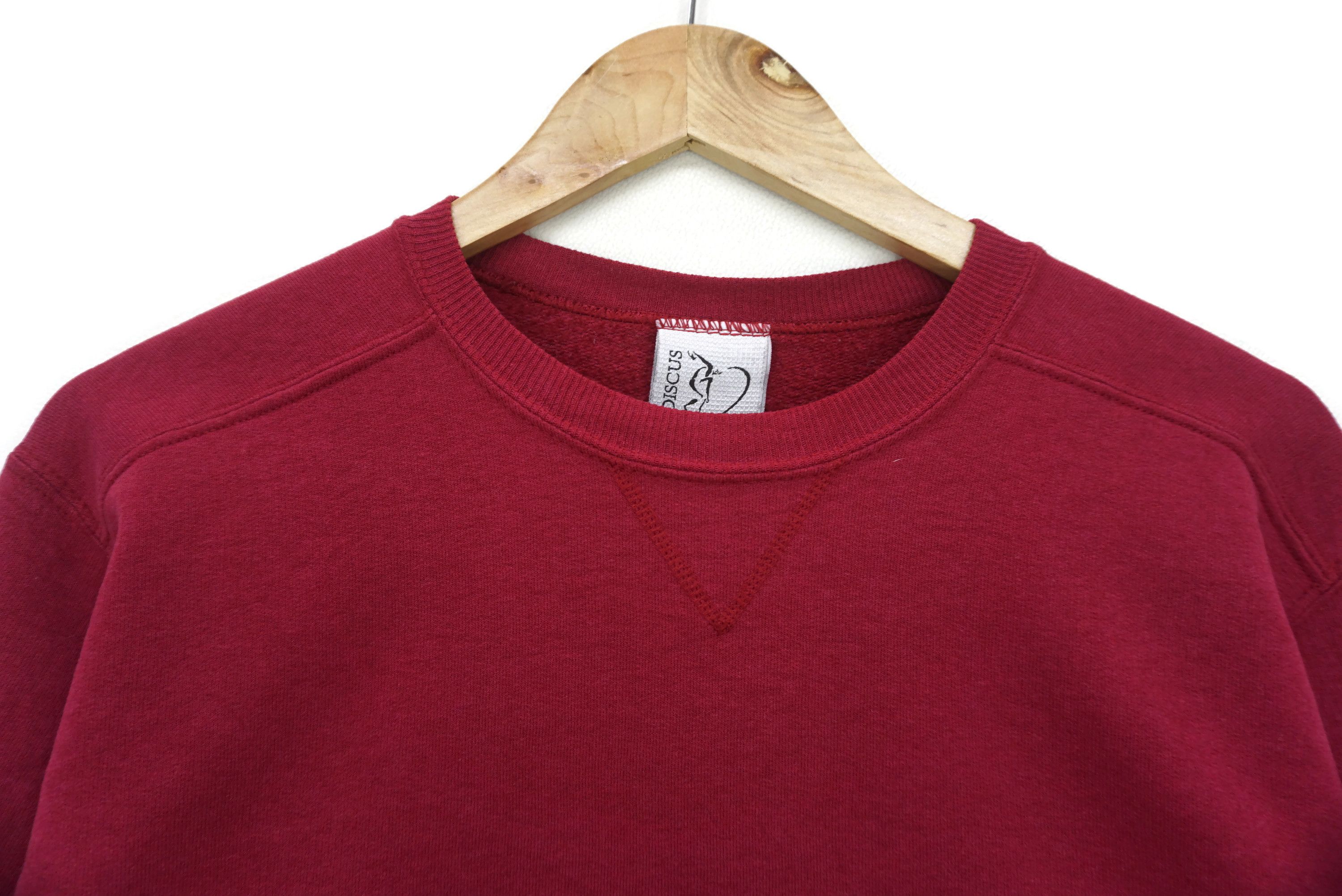 Sports Specialties Vintage DISCUS Sweatshirt Size M Plain Red Pullover Size US M / EU 48-50 / 2 - 3 Thumbnail
