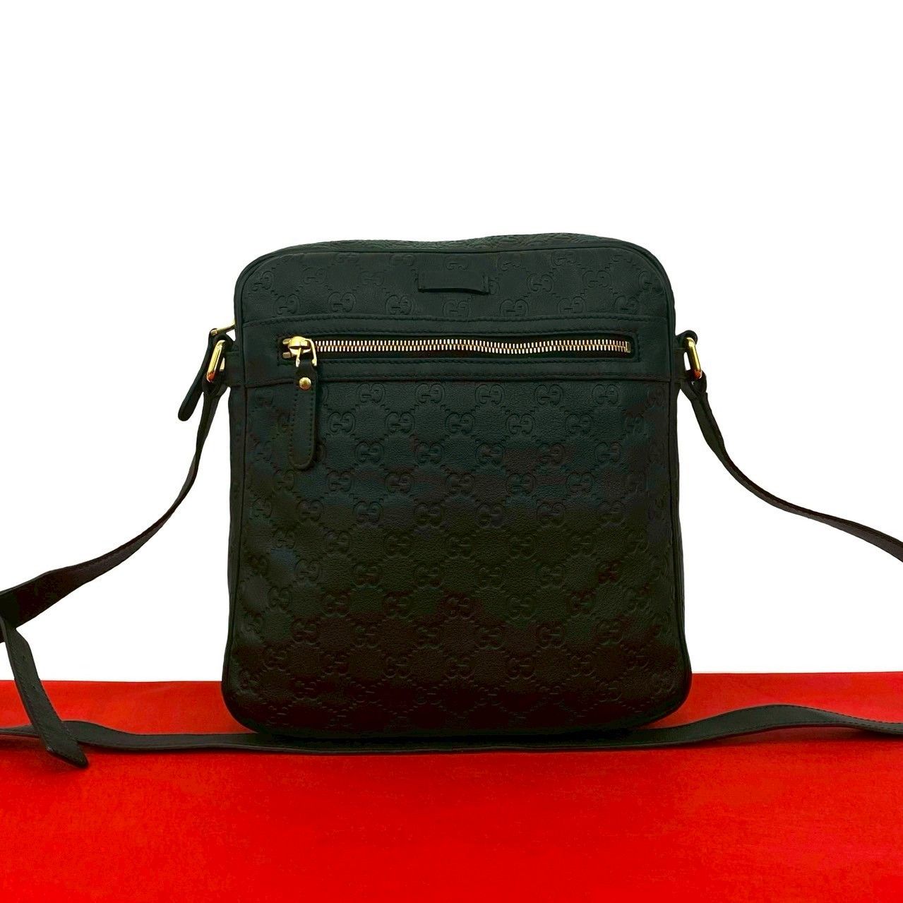 Gucci Gucci Gucci Guccissima Leather Shoulder Bag Leather Shoulder Bag 201448 520981 DUTY FREE for USA Size ONE SIZE - 1 Thumbnail