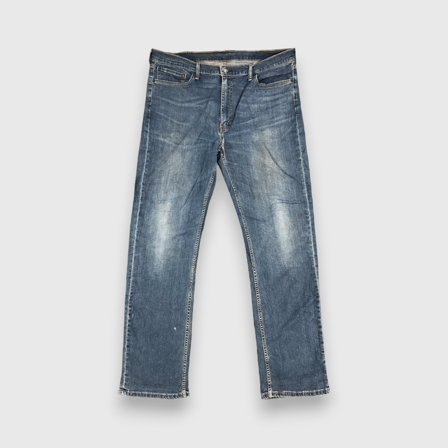 Levi's Distressed Vintage Levis 514 Jeans Blue Wash Denim-J1104 Size US 41 - 1 Thumbnail