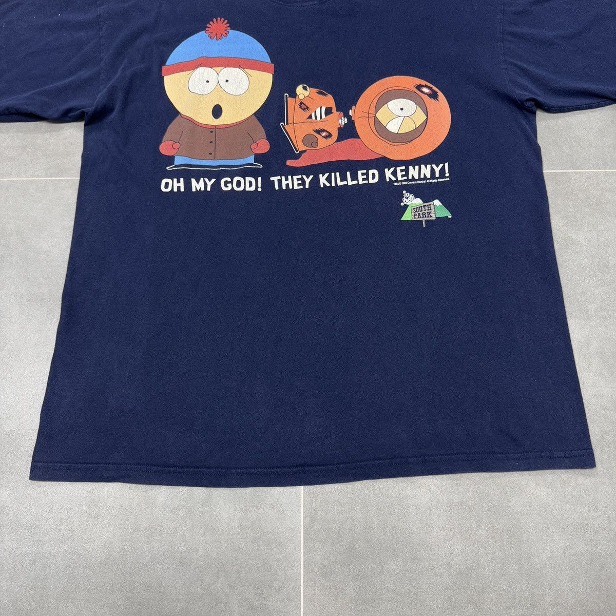 Cartoon Network × Vintage Vintage South Park 1998 They Killed Kenny T-Shirt Size XL Size US XL / EU 56 / 4 - 5 Thumbnail