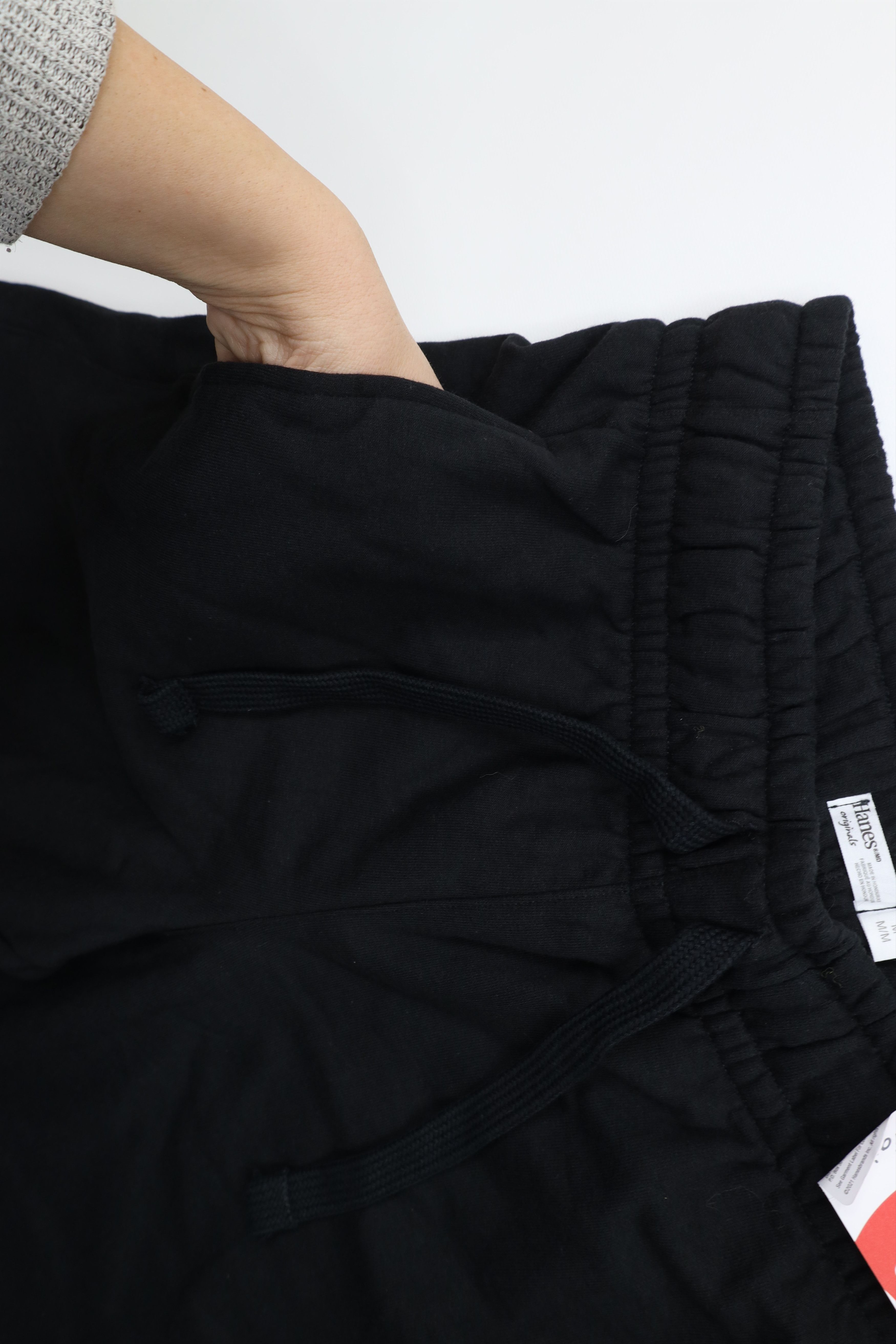 Hanes Deadstock Vintage Y2K Hanes Above Knee Sweatpants Shorts Size US 32 / EU 48 - 5 Thumbnail
